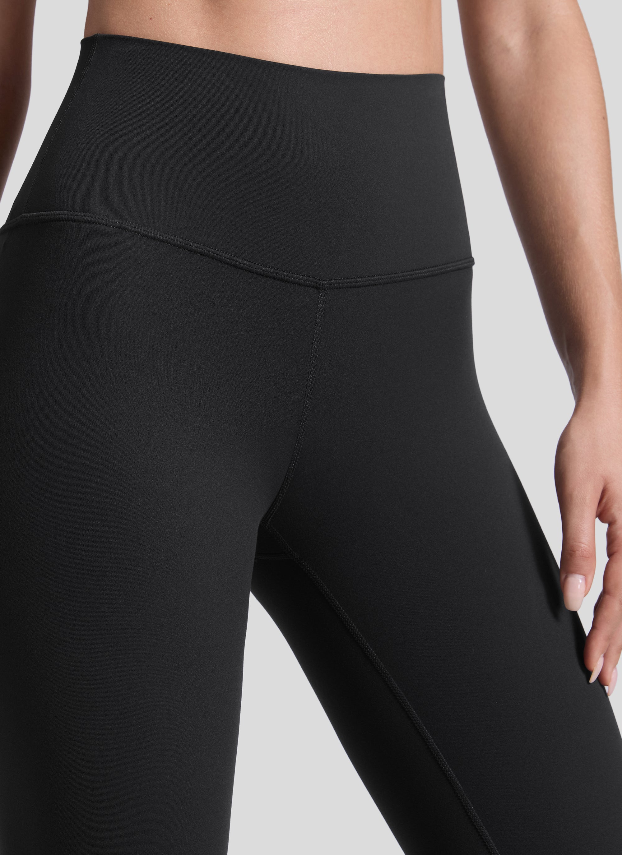 CRZ YOGA Women's Yoga Lounge High Rise Butterluxe Yoga Leggings 25'' Black
