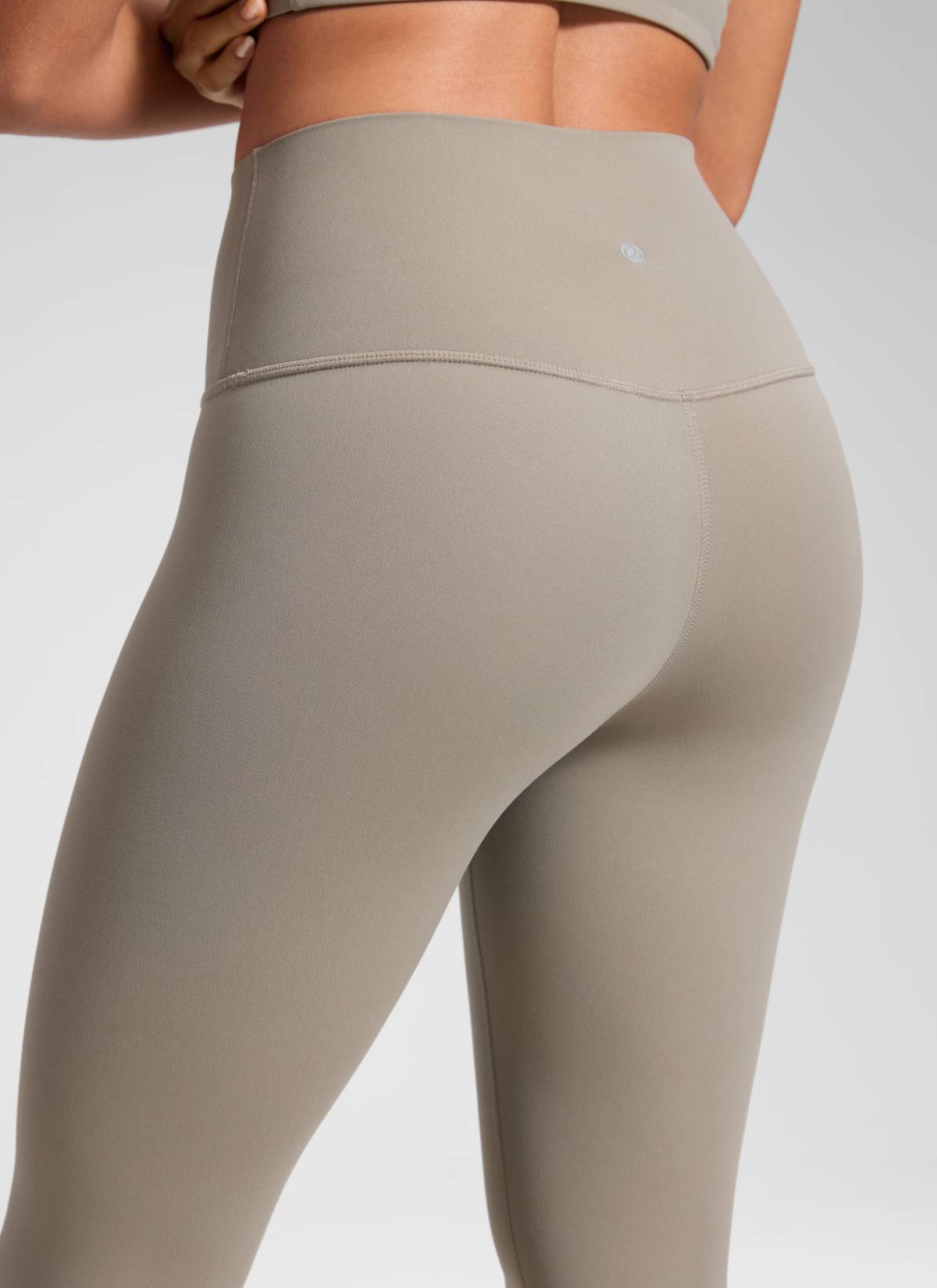 CRZ YOGA Women's Yoga Lounge High Rise Butterluxe Yoga Leggings 25'' Warm Ash Grey