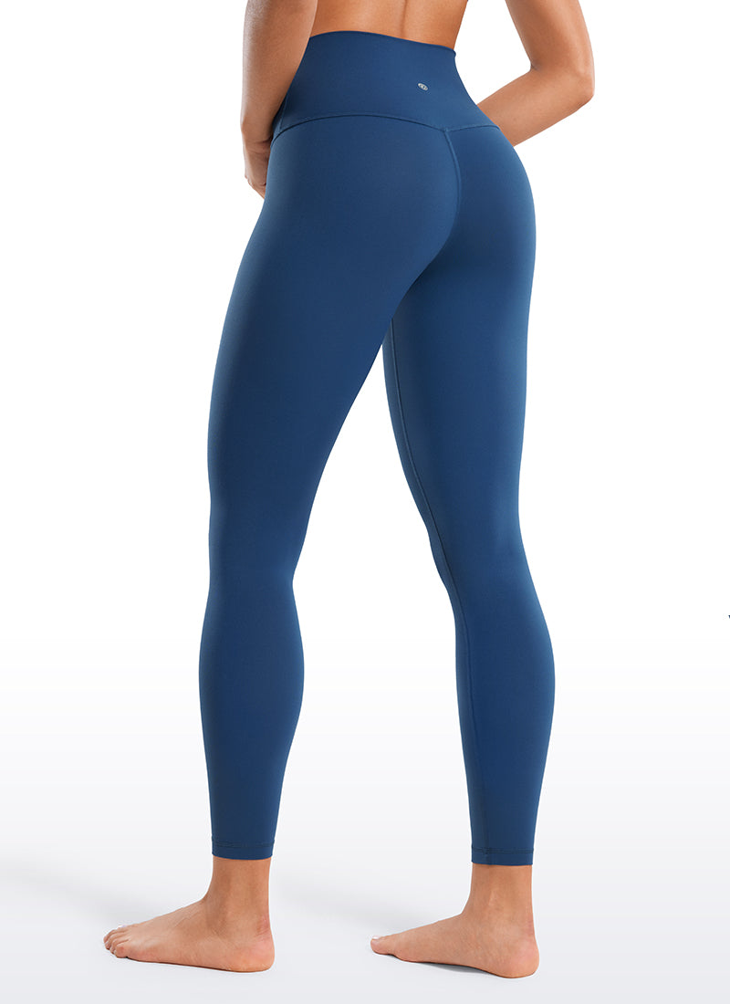 CRZ YOGA Women's Yoga Lounge High Rise Butterluxe Yoga Leggings 25'' French Navy