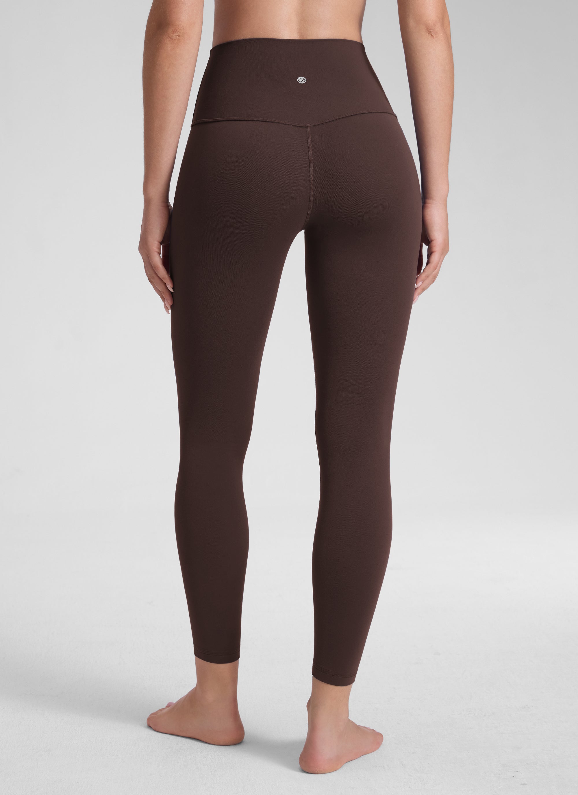 CRZ YOGA Women's Yoga Lounge High Rise Butterluxe Yoga Leggings 25'' Hot Fudge Brown
