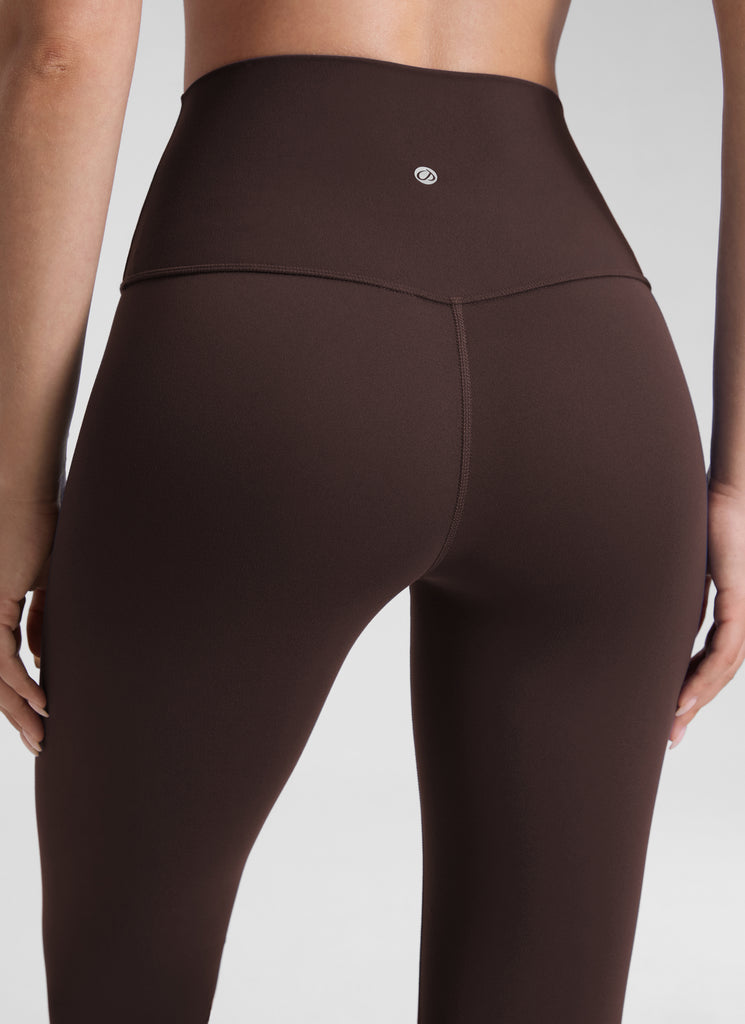 CRZ YOGA Women's Yoga Lounge High Rise Butterluxe Yoga Leggings 25'' Hot Fudge Brown