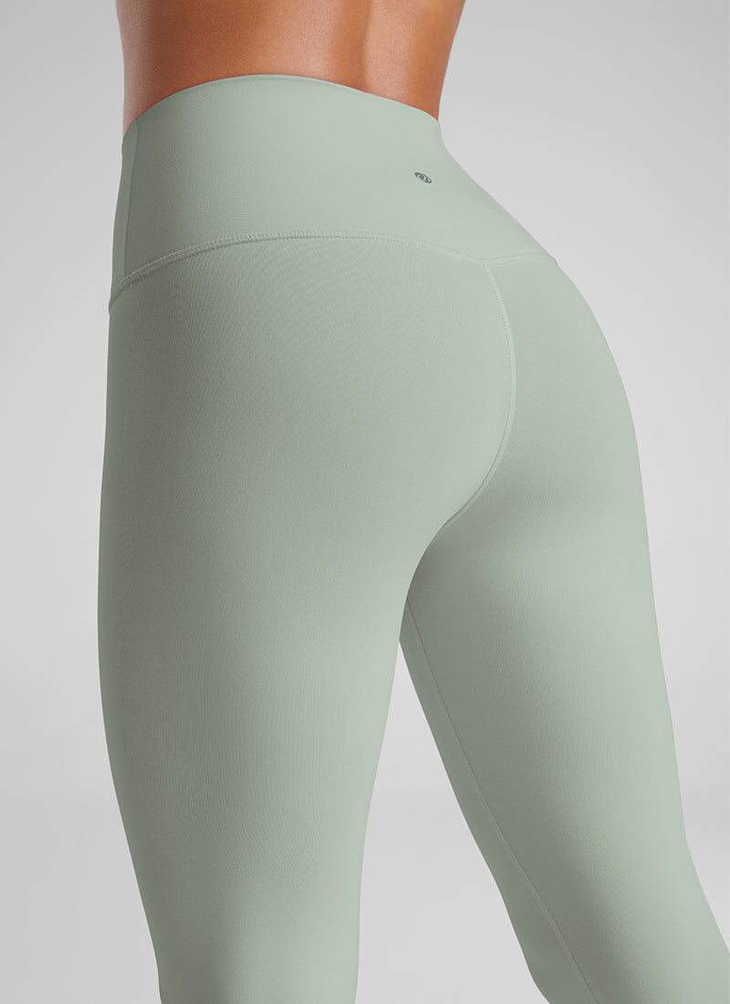 CRZ YOGA Women's Yoga Lounge High Rise Butterluxe Yoga Leggings 25'' Green Palm Court