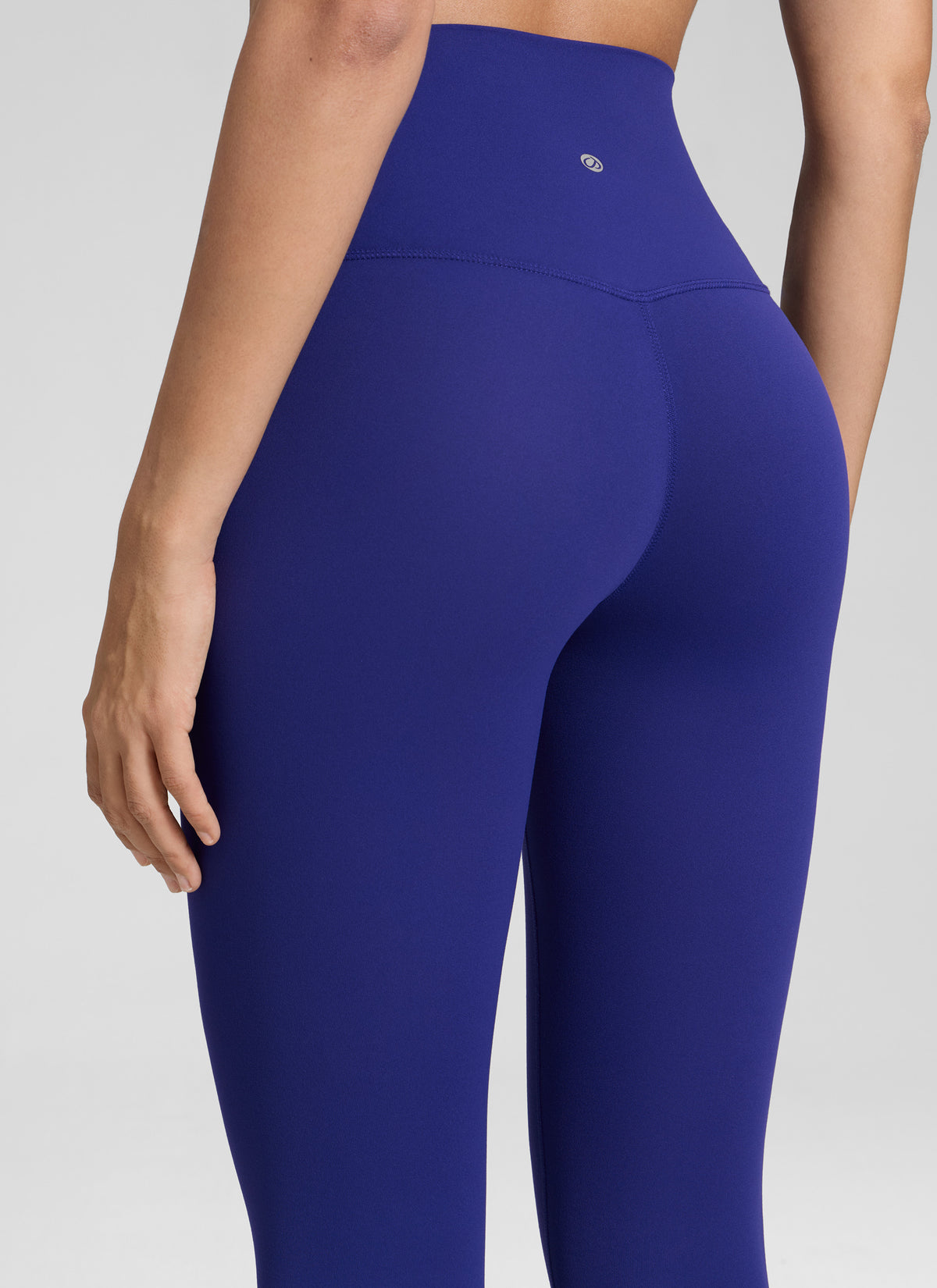 CRZ YOGA Women's Yoga Lounge High Rise Butterluxe Yoga Leggings 23'' Larkspur Blue @model_info:Jenna