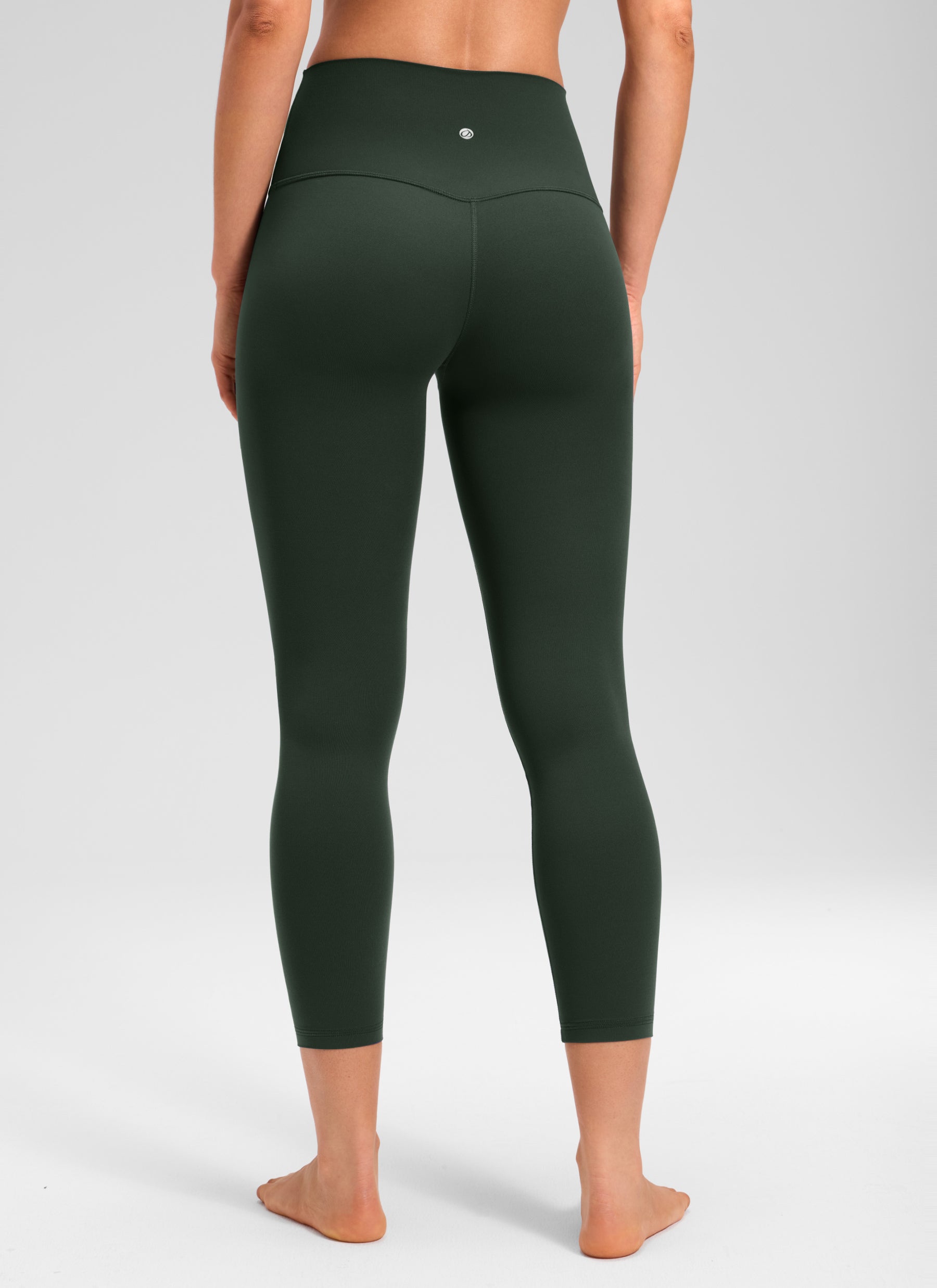 CRZ YOGA Women's Yoga Lounge High Rise Butterluxe Yoga Leggings 23'' Legend Green