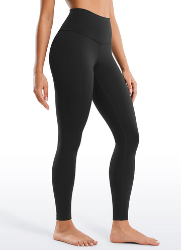 CRZ YOGA Women's Yoga Lounge High Rise Butterluxe Yoga Leggings 28'' Black