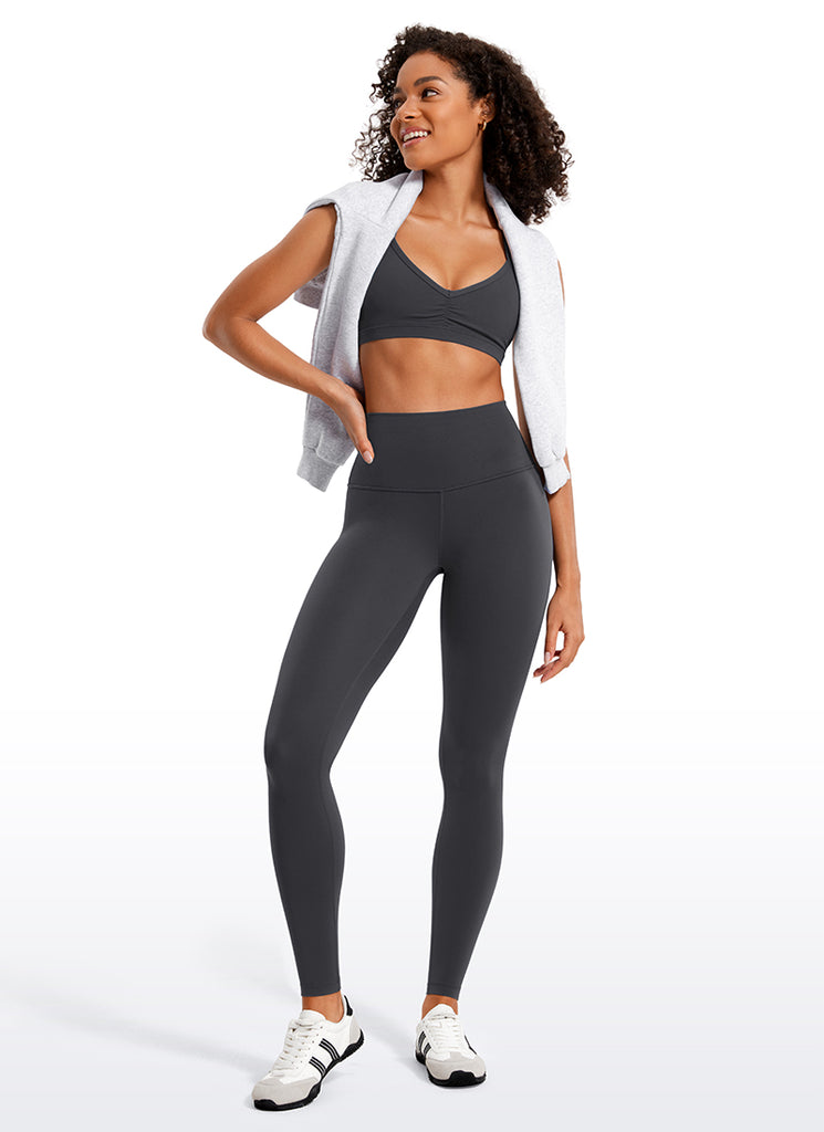 CRZ YOGA Women's Yoga Lounge High Rise Butterluxe Yoga Leggings 28'' Mysterious Grey