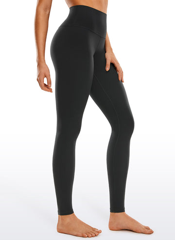 CRZ YOGA Women's Yoga Lounge High Rise Butterluxe Yoga Leggings 30'' Black