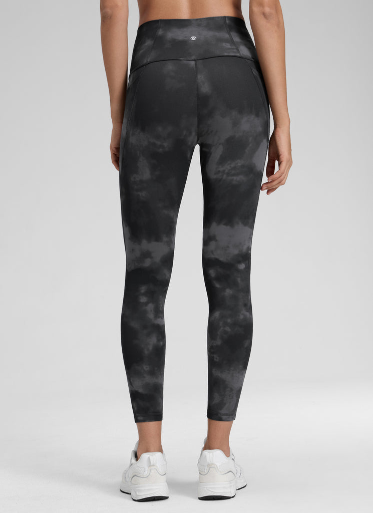 CRZ YOGA Women's Yoga Lounge High Rise Butterluxe Pocket Leggings 25'' Mysterious Grey