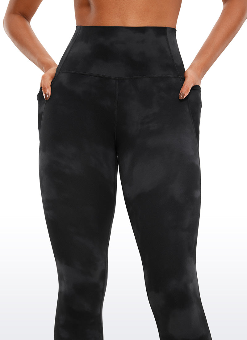 CRZ YOGA Womens Butterluxe High Waist Pockets Capri Leggings 23'' True Navy