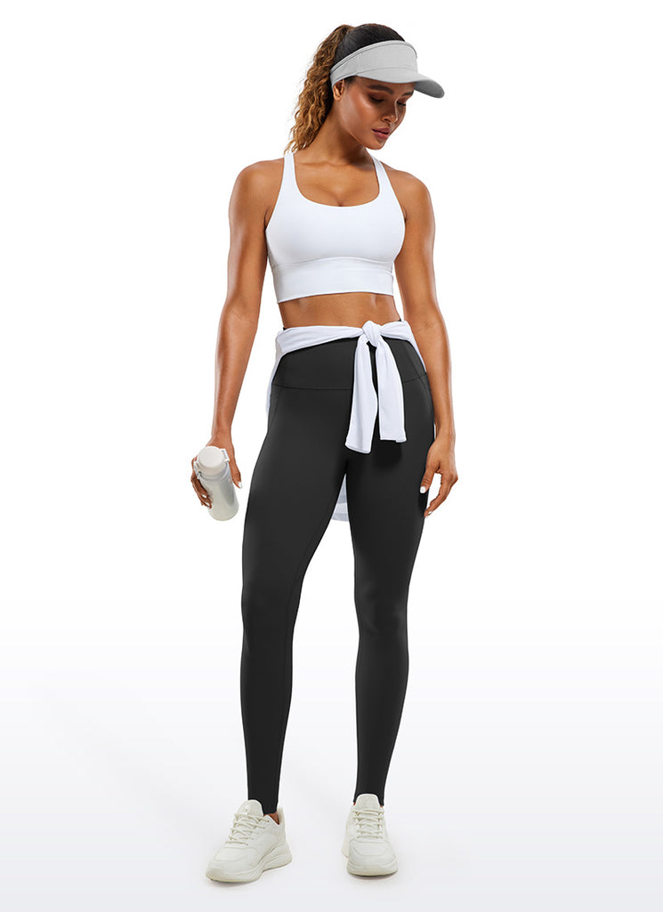 CRZ YOGA Womens Butterluxe Pockets Workout Leggings 30" Black