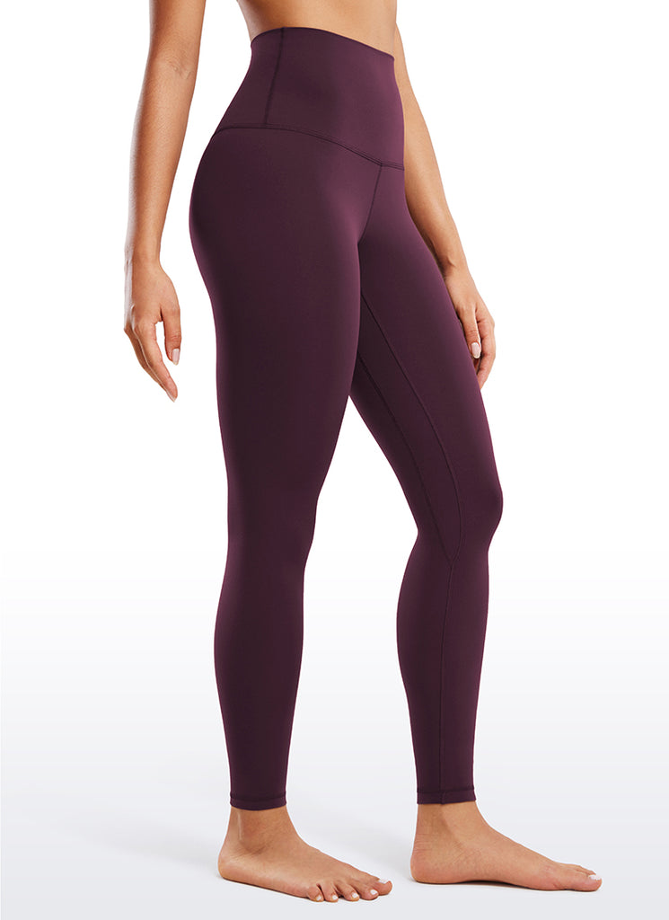 CRZ YOGA Women's Yoga Super High Waist Butterluxe Yoga Leggings 28'' Hot Fudge Brown