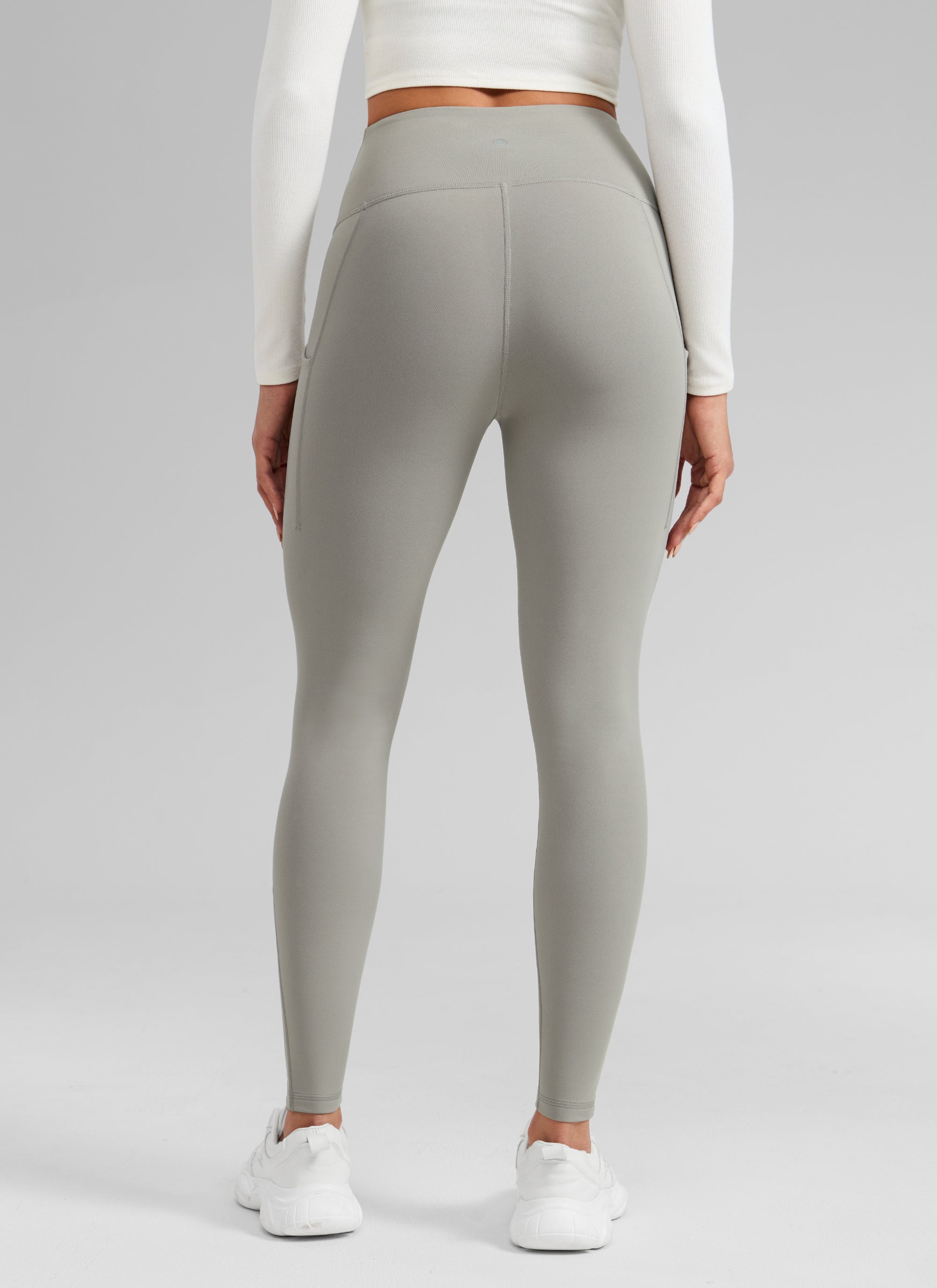 CRZ YOGA Women's Water-resistant Fleece Lined Pocket Leggings 28