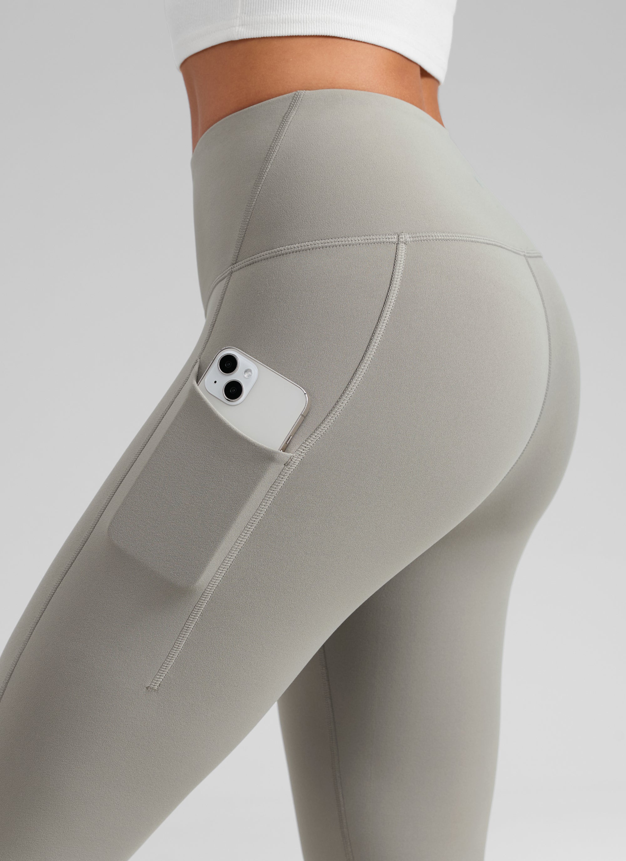 CRZ YOGA Women's Water-resistant Fleece Lined Pocket Leggings 28