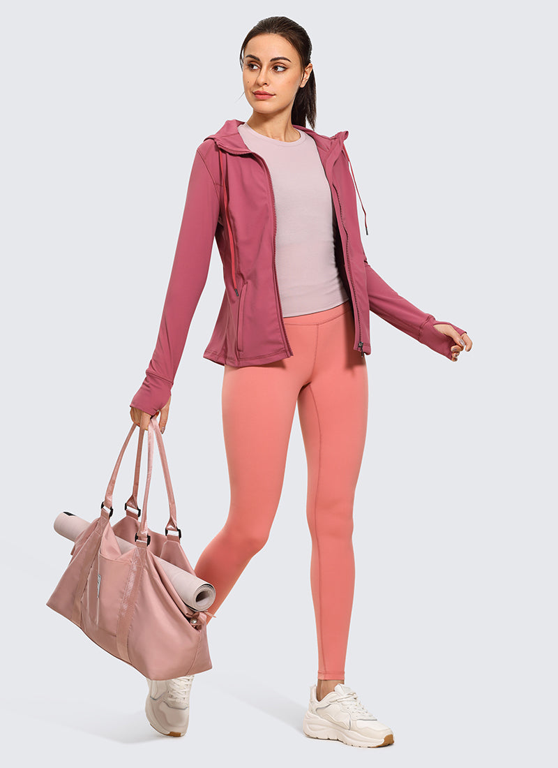 CRZ YOGA Women's Yoga High Rise Air Feeling Yoga Leggings 28'' Spiced Chai