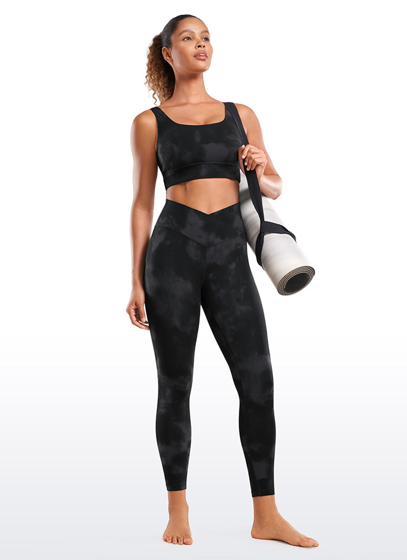 Butterluxe Yoga Leggings 25''- V Cross Waist