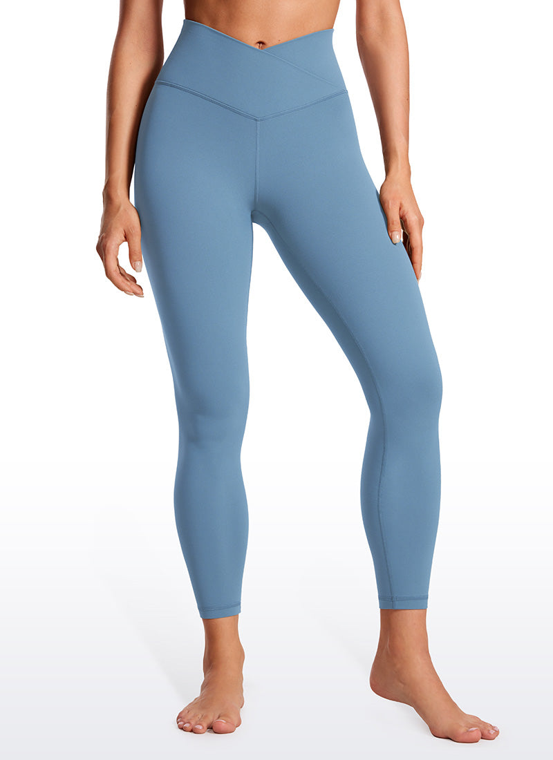 Butterluxe Yoga Leggings 25''- V Cross Waist