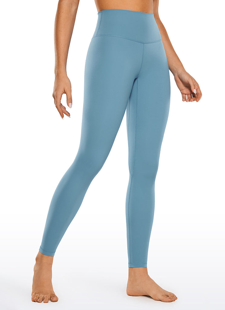 CRZ YOGA Women's Yoga High Rise Brushed Nakedfeel Leggings 28'' Dark Lavender Purple