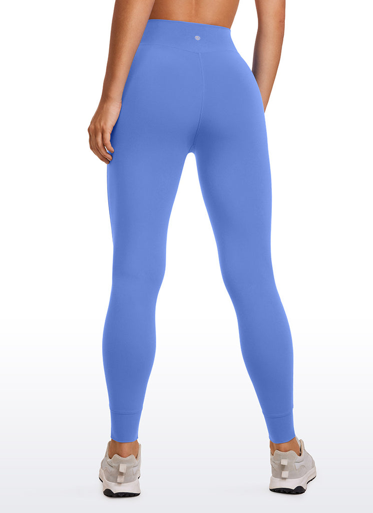CRZ YOGA Womens Butterluxe High Waisted Joggers 27" with Pockets French Navy
