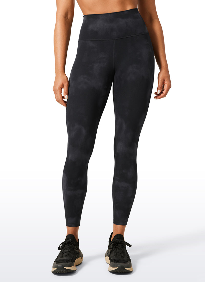 CRZ YOGA Women's Workout High Rise Butterlift Yoga Leggings 25'' Mysterious Grey