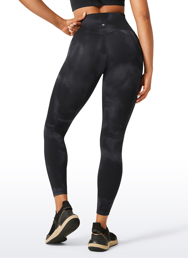 CRZ YOGA Women's Workout High Rise Butterlift Yoga Leggings 25'' Mysterious Grey