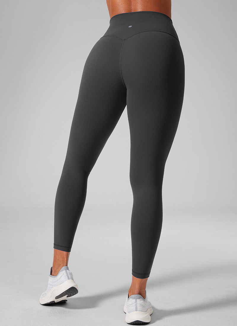 CRZ YOGA Women's Workout High Rise Butterlift Yoga Leggings 25'' Black