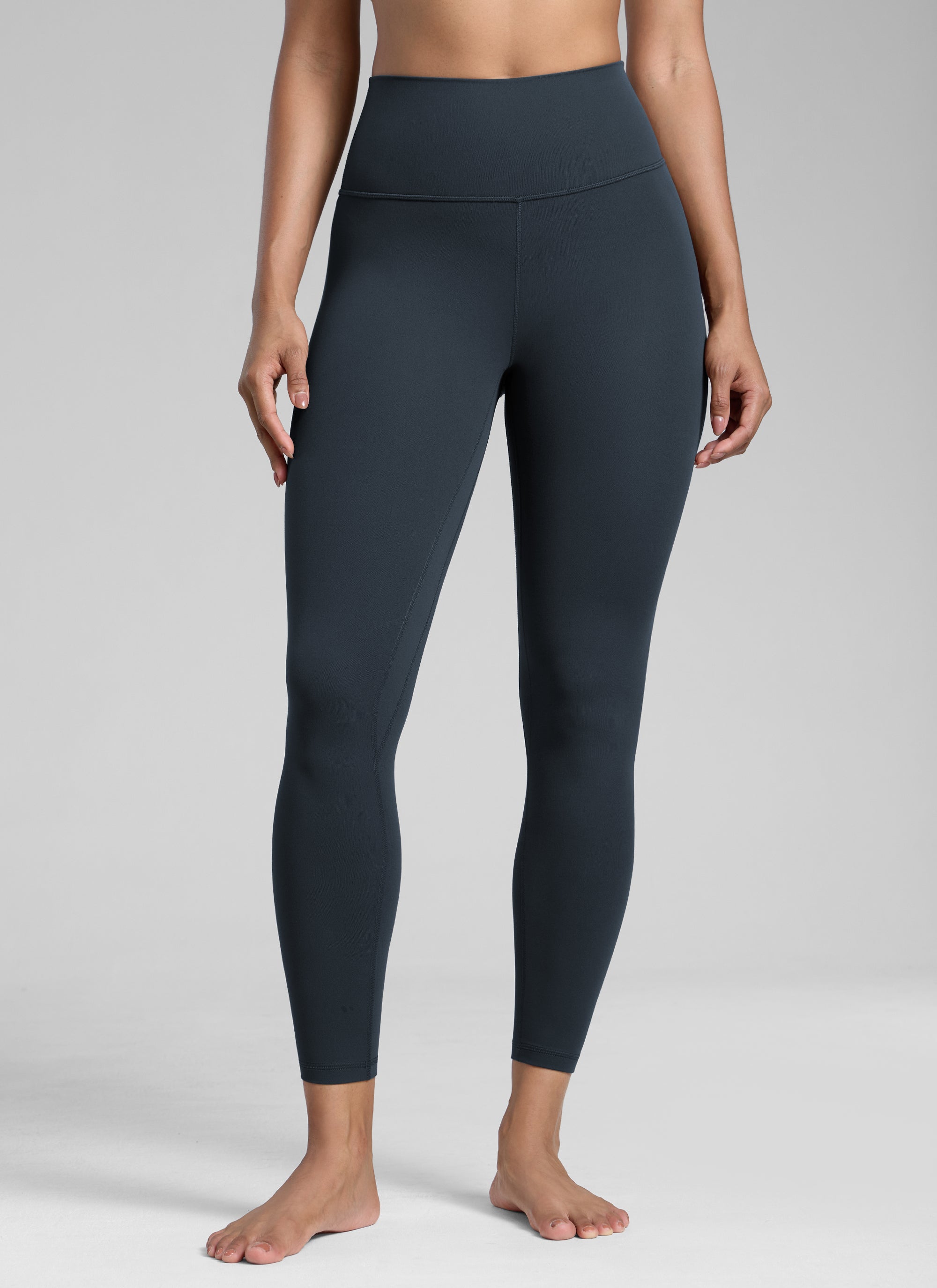 CRZ YOGA Women's Workout High Rise Butterlift Yoga Leggings 25'' Olive Green