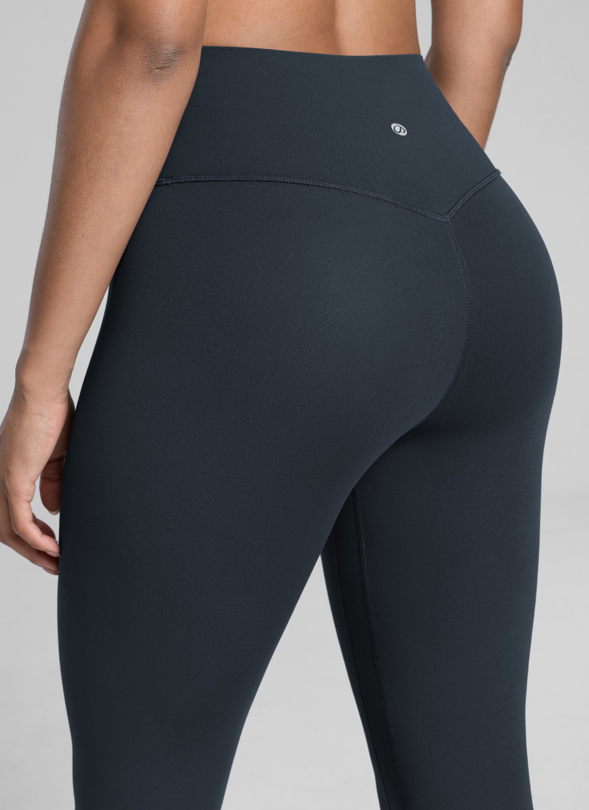 CRZ YOGA Women's Workout High Rise Butterlift Yoga Leggings 25'' Black Tie Dye Flowers