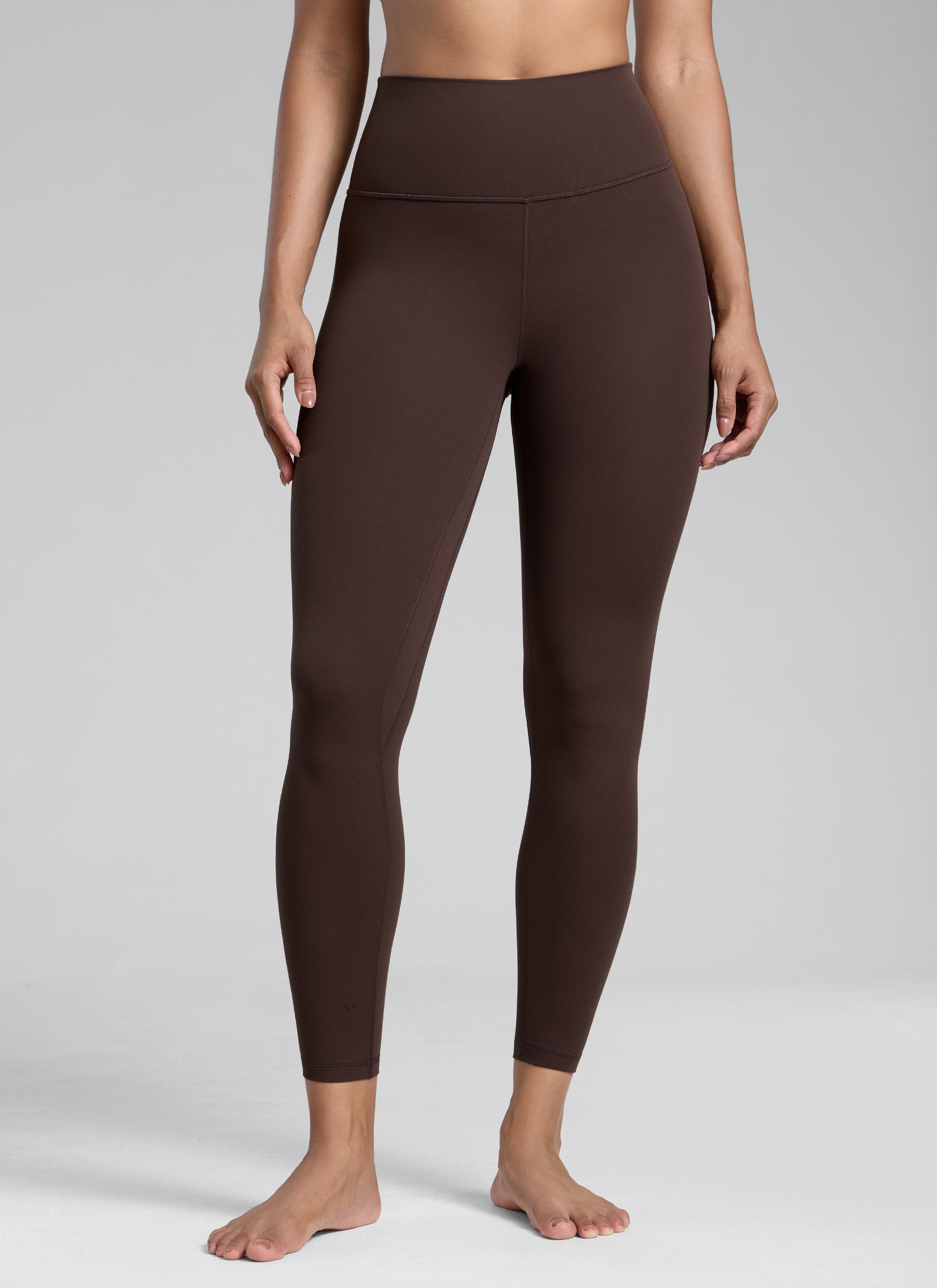 CRZ YOGA Women's Workout High Rise Butterlift Yoga Leggings 25'' Olive Green