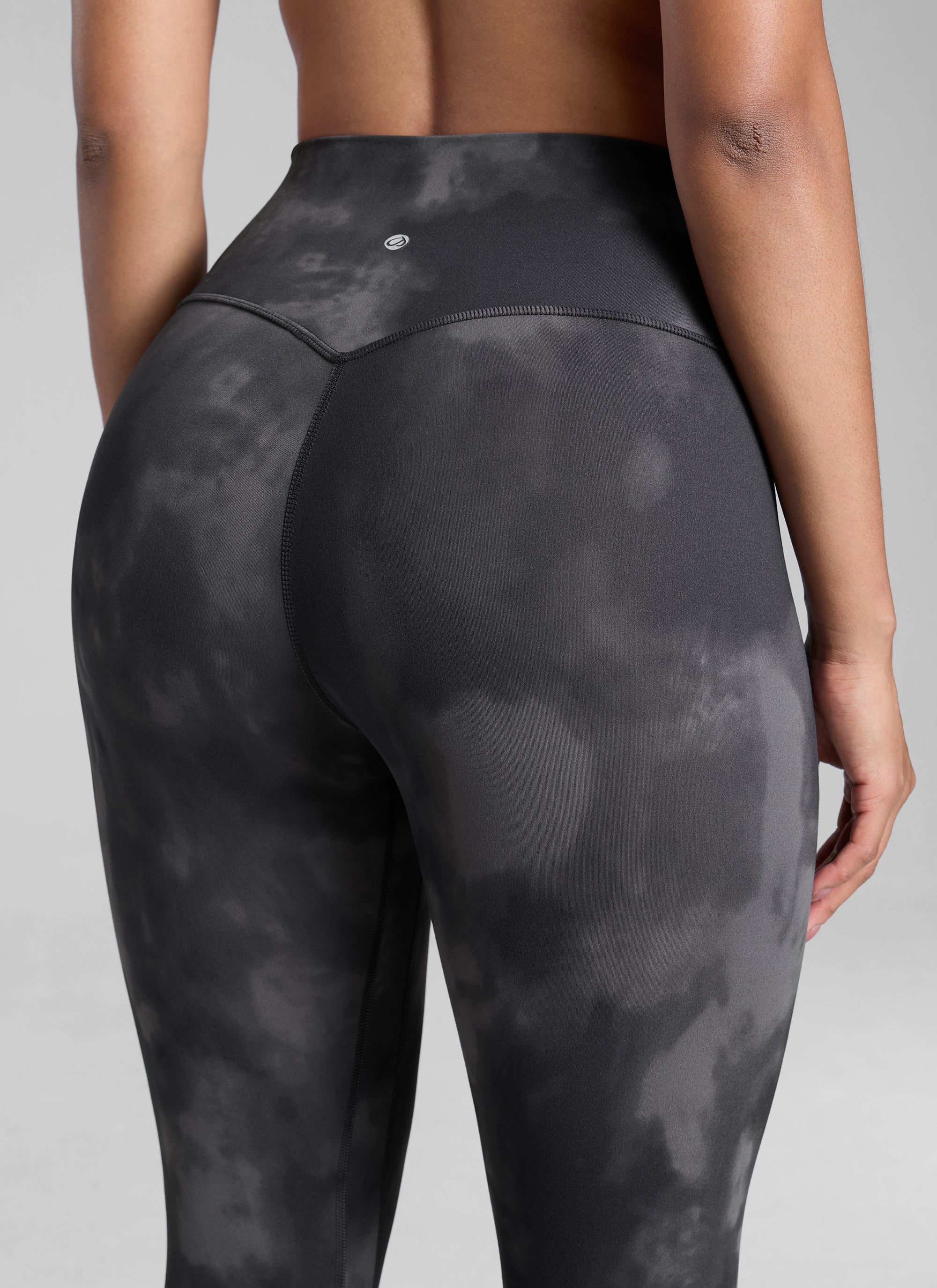 CRZ YOGA Women's Workout High Rise Butterlift Yoga Leggings 25'' Waves Blue