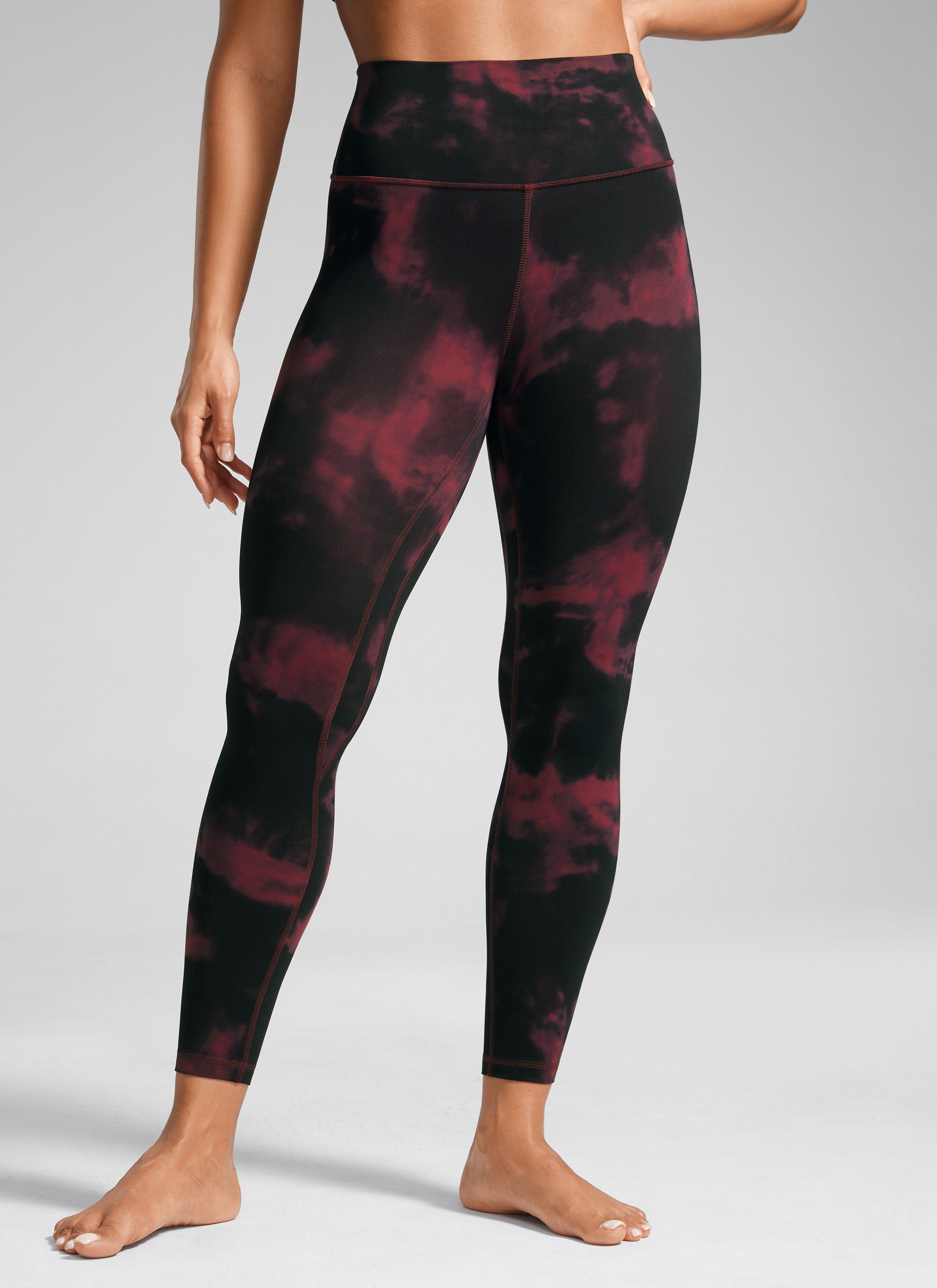 CRZ YOGA Women's Workout High Rise Butterlift Yoga Leggings 25'' Pink Lilac