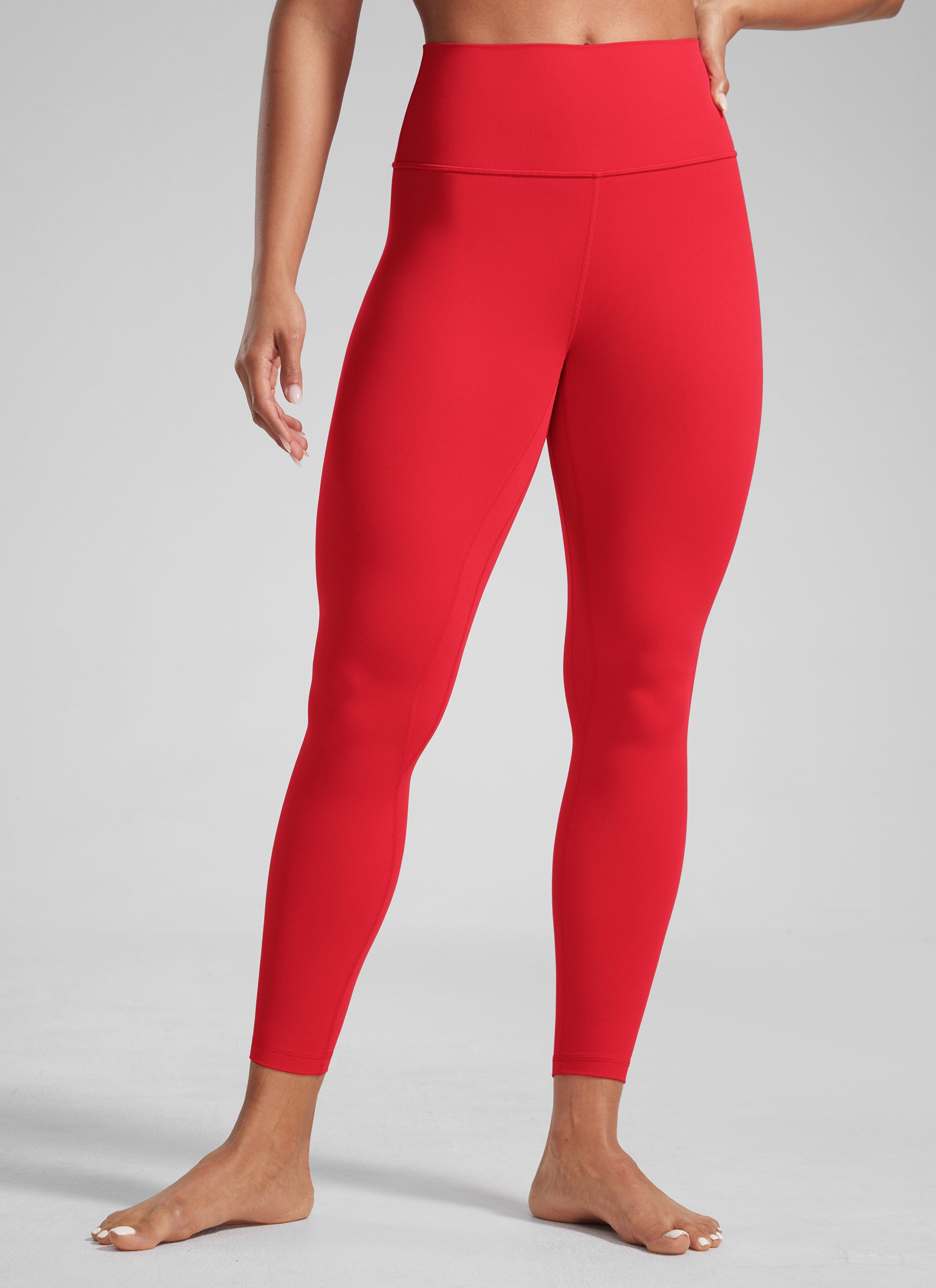CRZ YOGA Women's Workout High Rise Butterlift Yoga Leggings 25'' Waves Blue