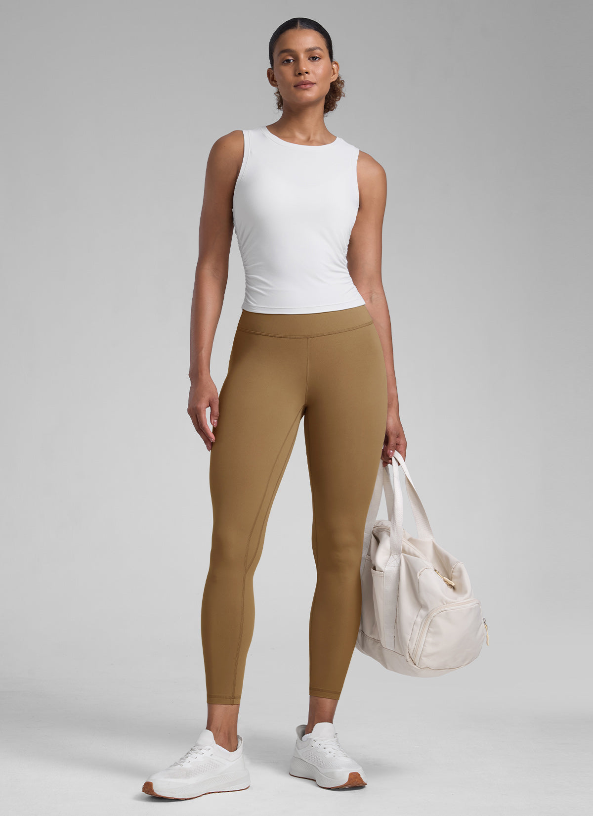 CRZ YOGA Women's Workout High Rise Butterlift Yoga Leggings 25'' Allspice
