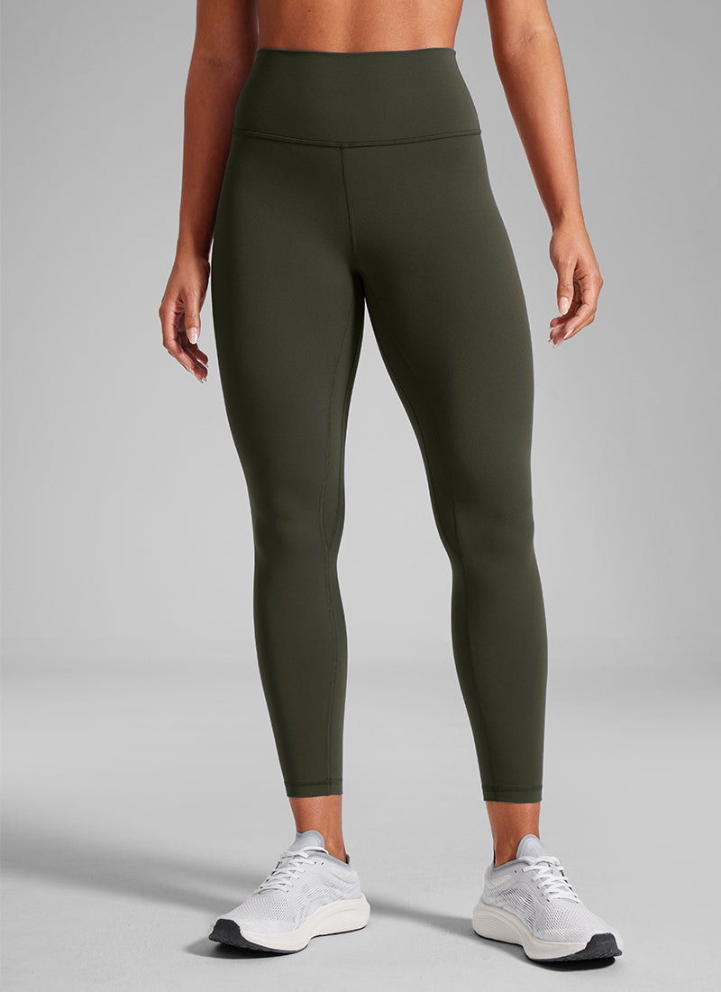 CRZ YOGA Women's Workout High Rise Butterlift Yoga Leggings 25'' Black