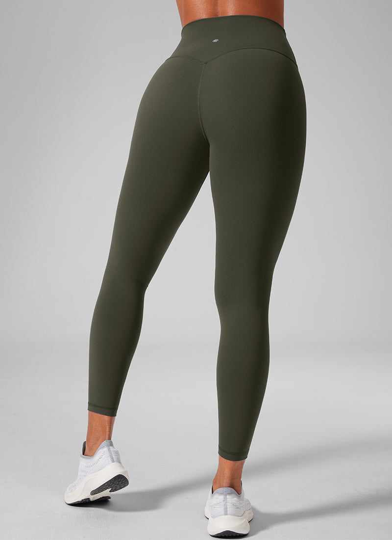 CRZ YOGA Women's Workout High Rise Butterlift Yoga Leggings 25'' Black