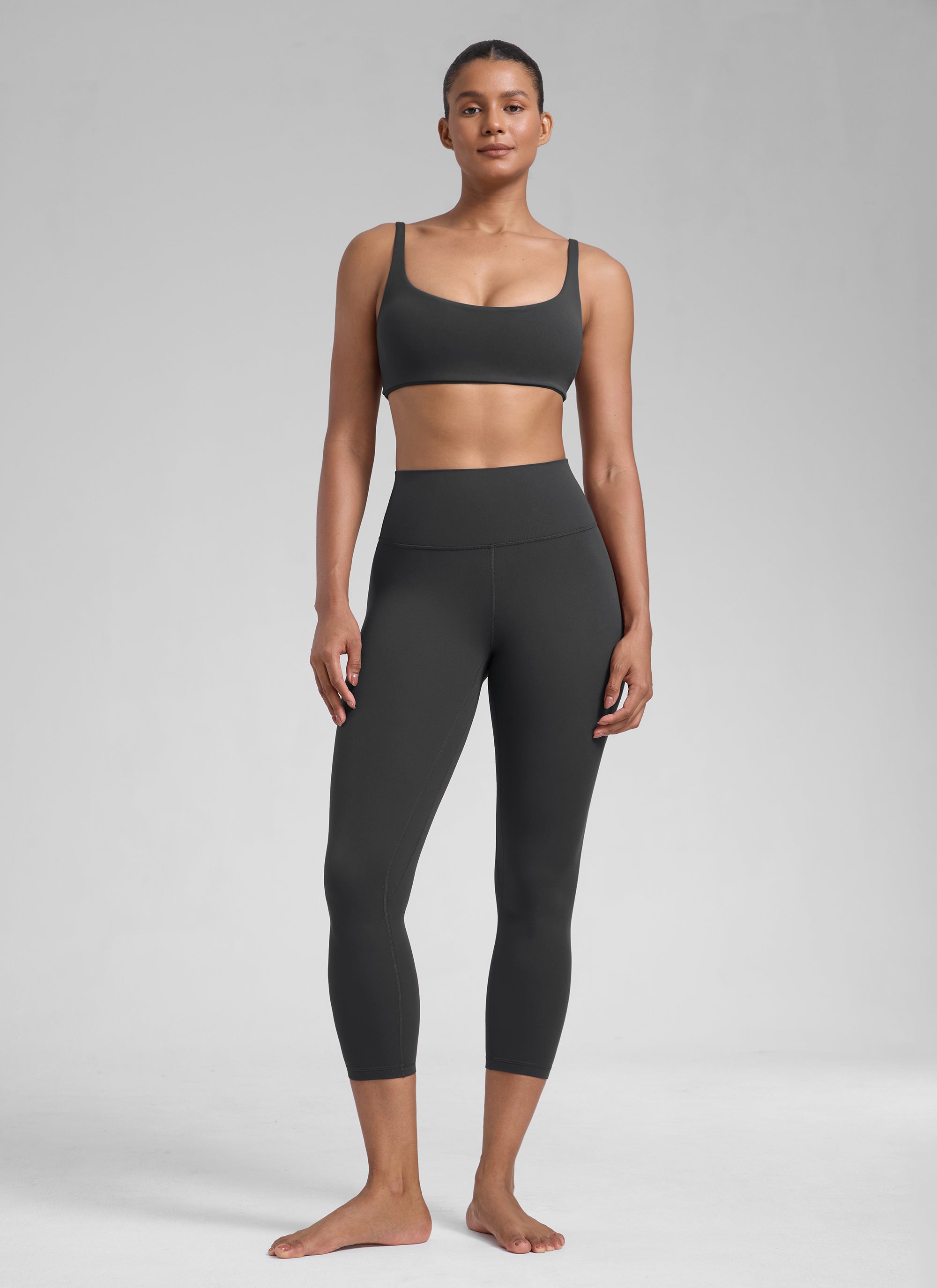 CRZ YOGA Women's High Waisted Capris Workout Leggings 23