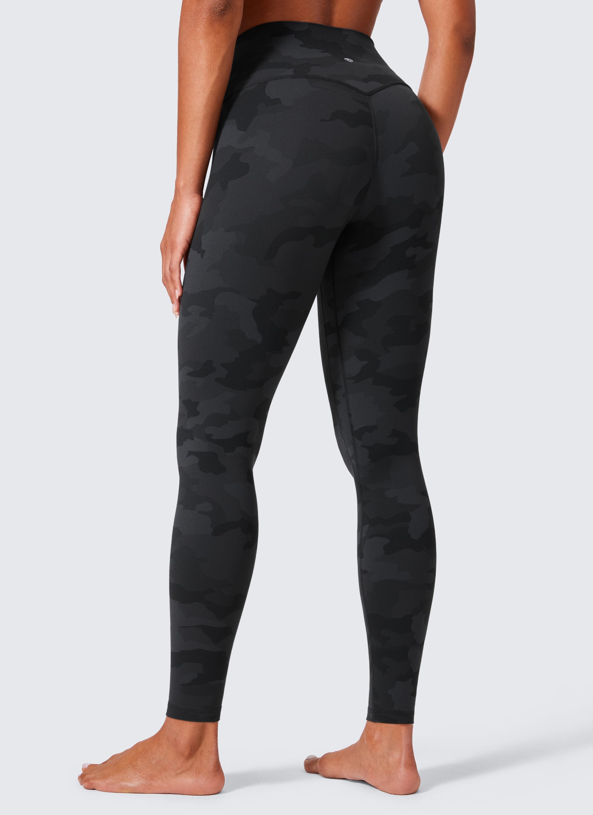 CRZ YOGA Women's Workout High Rise Butterlift Yoga Leggings 28'' Mysterious Grey