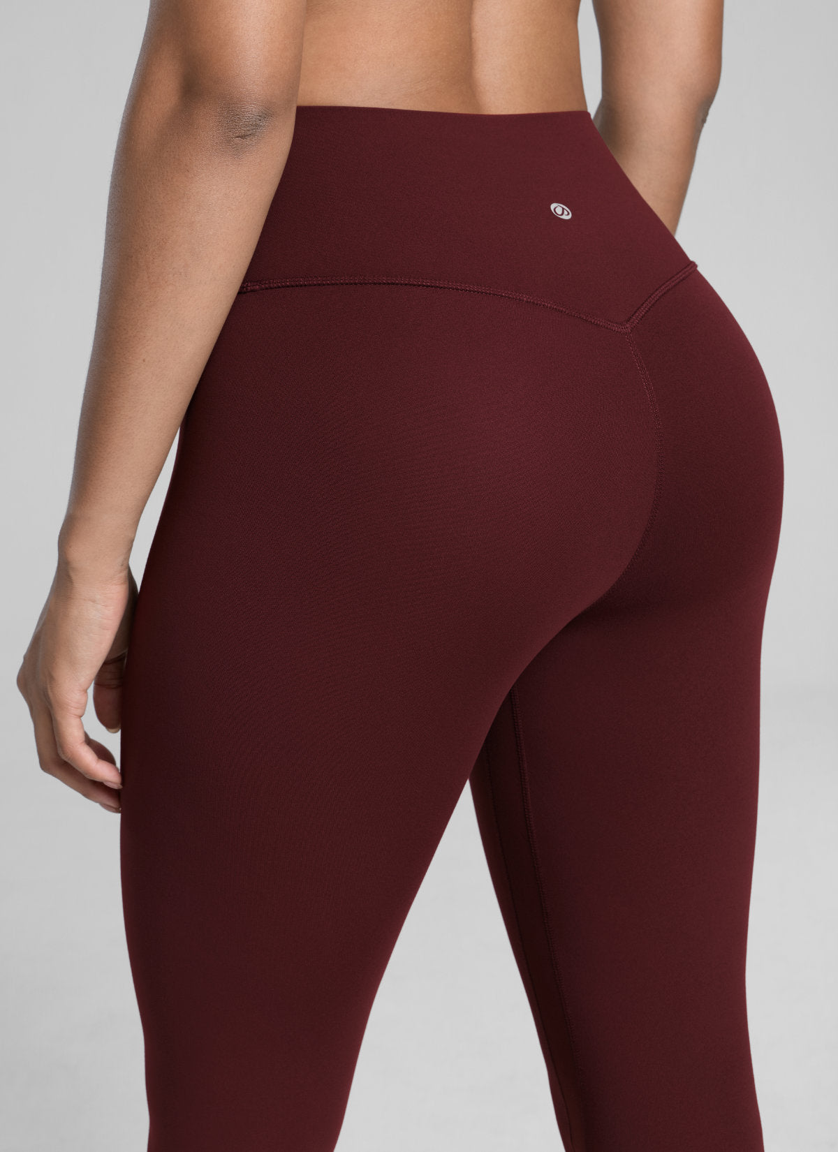 CRZ YOGA Women's Workout High Rise Butterlift Yoga Leggings 28'' Red Merlot