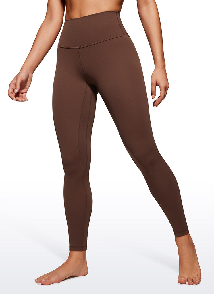 CRZ YOGA Women's Butterluxe Double seamed Yoga Leggings 28" Olive Green