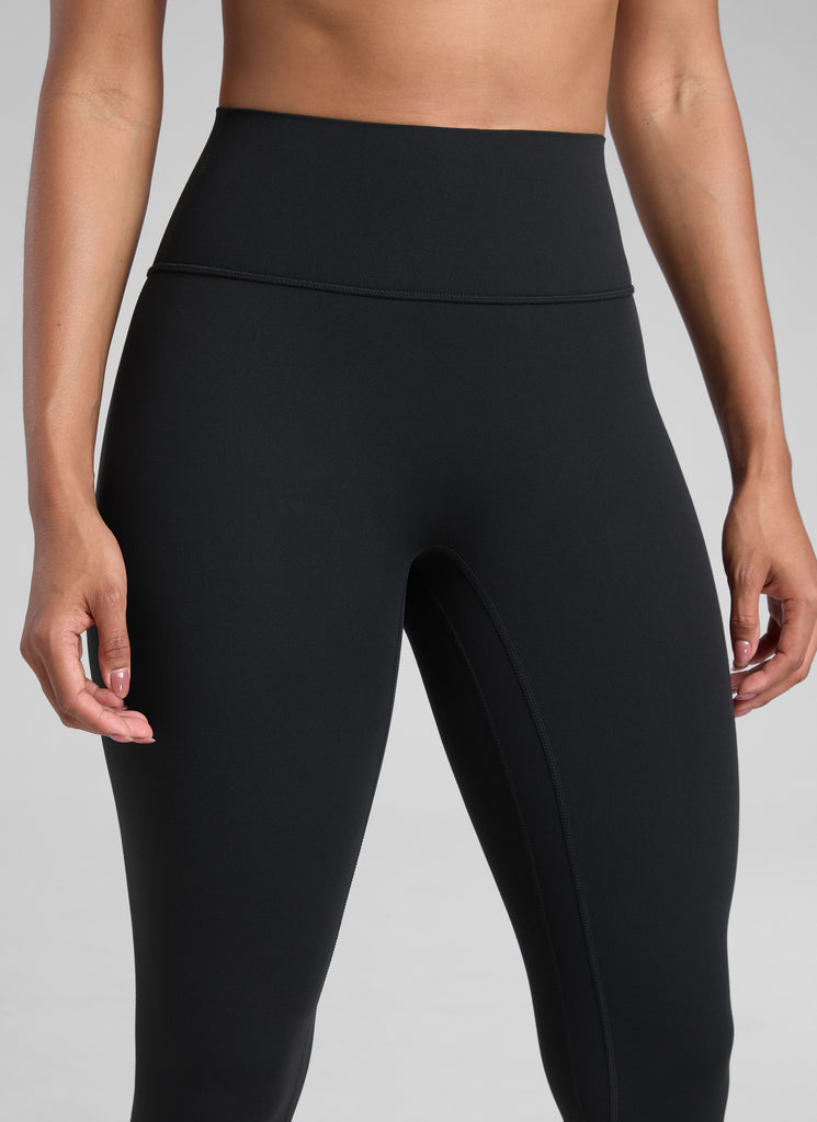 CRZ YOGA Women Butterlift High Rise Scrunch Butt Legging No Front Seam Black