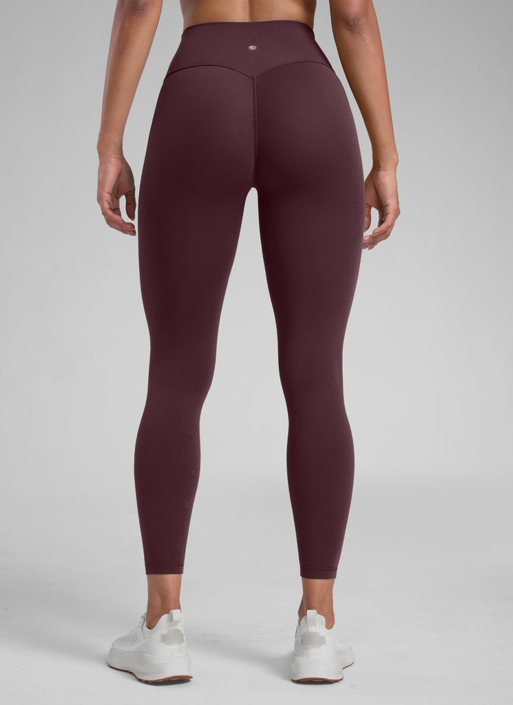 CRZ YOGA Women Butterlift High Rise Scrunch Butt Legging No Front Seam Ripe Plum