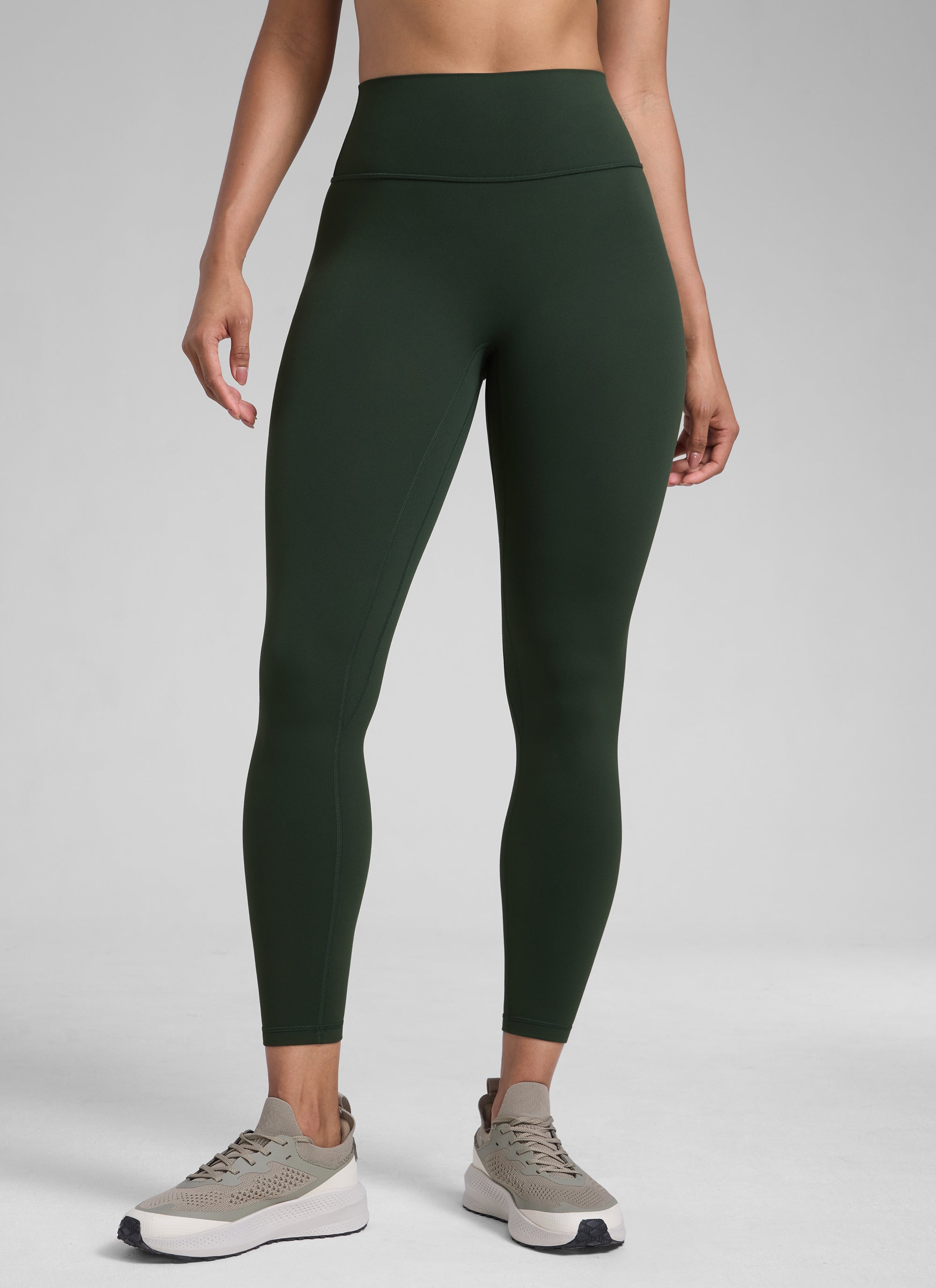 CRZ YOGA Women Butterlift High Rise Scrunch Butt Legging No Front Seam Legend Green