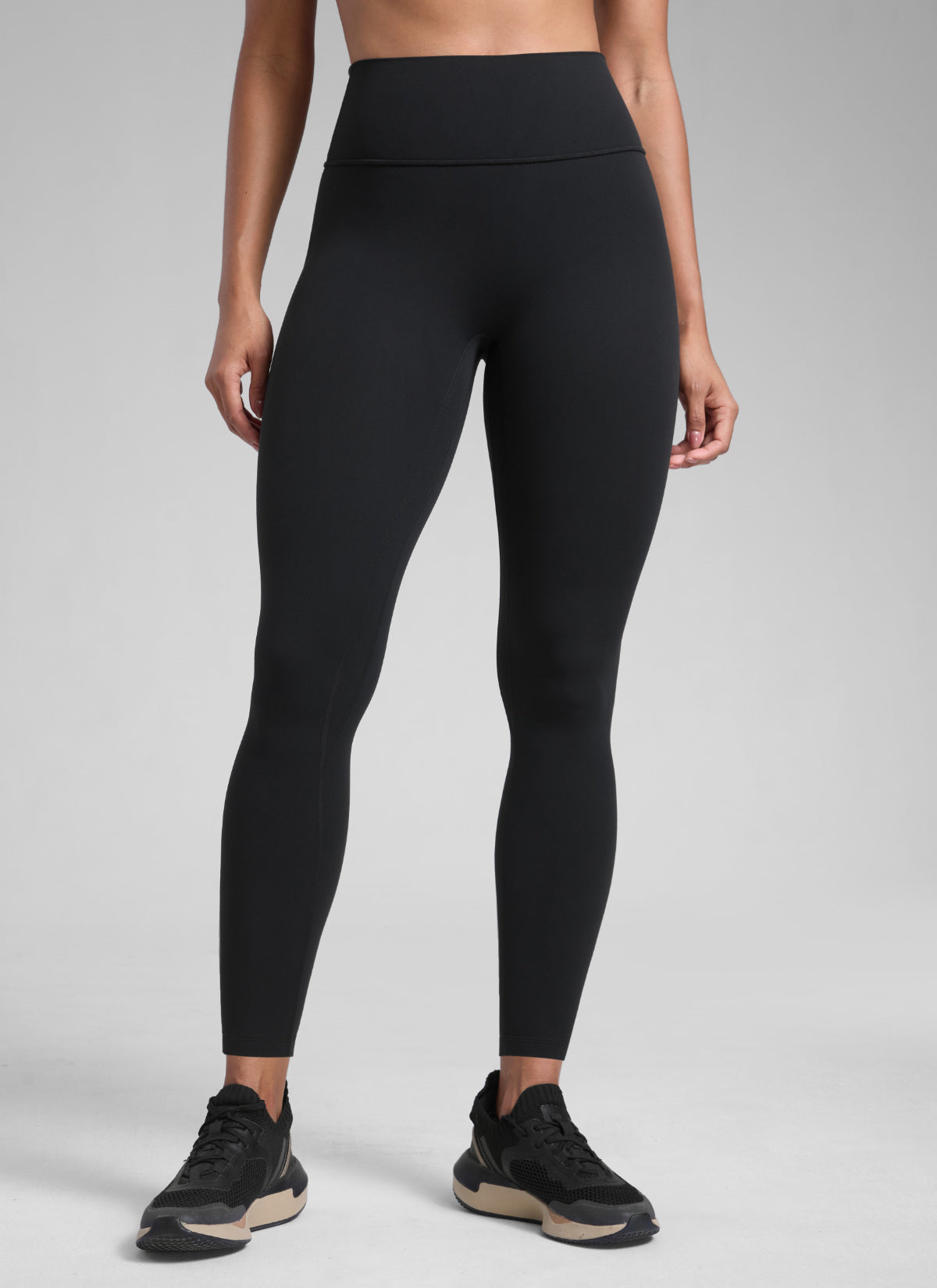 CRZ YOGA Women's Secretsculpt™ Workout No Front Seam Legging 28'' Black