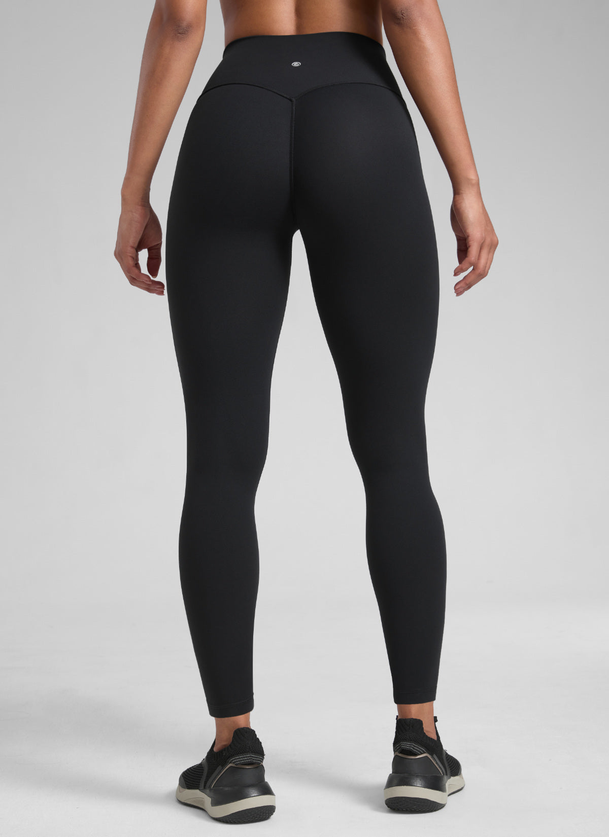 CRZ YOGA Women's Secretsculpt™ Workout No Front Seam Legging 28'' Black