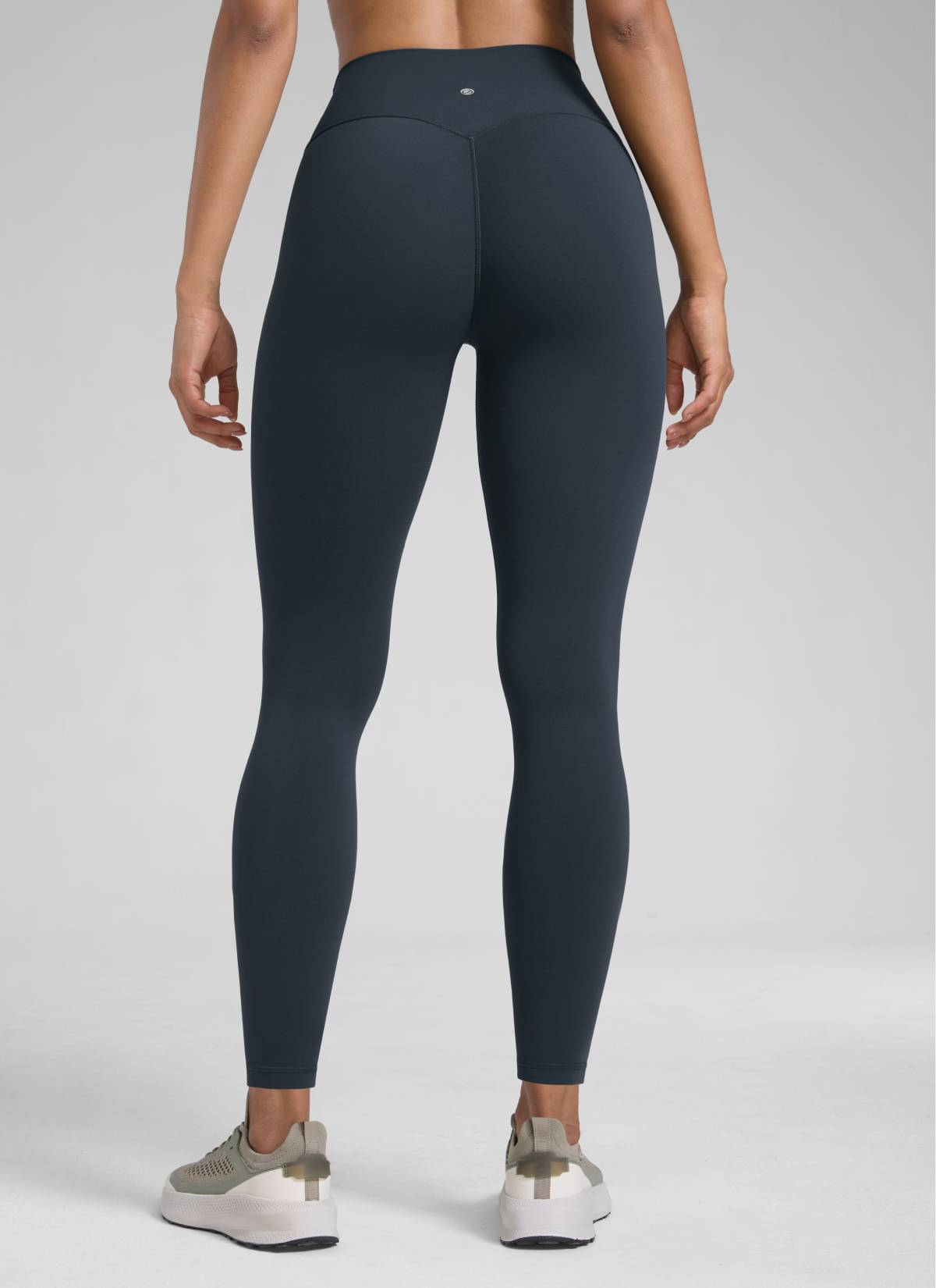 CRZ YOGA Women's Secretsculpt™ Workout No Front Seam Legging 28'' True Navy