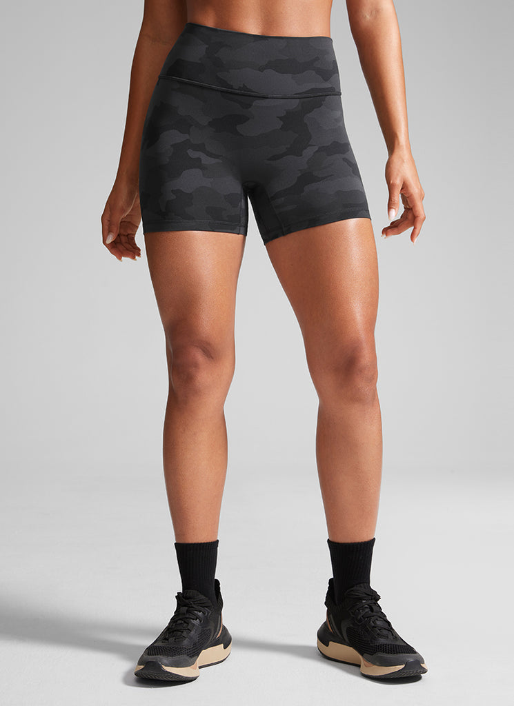 CRZ YOGA Womens Butterlift Scrunch Butt Atheletic Workout Biker Shorts Red Merlot