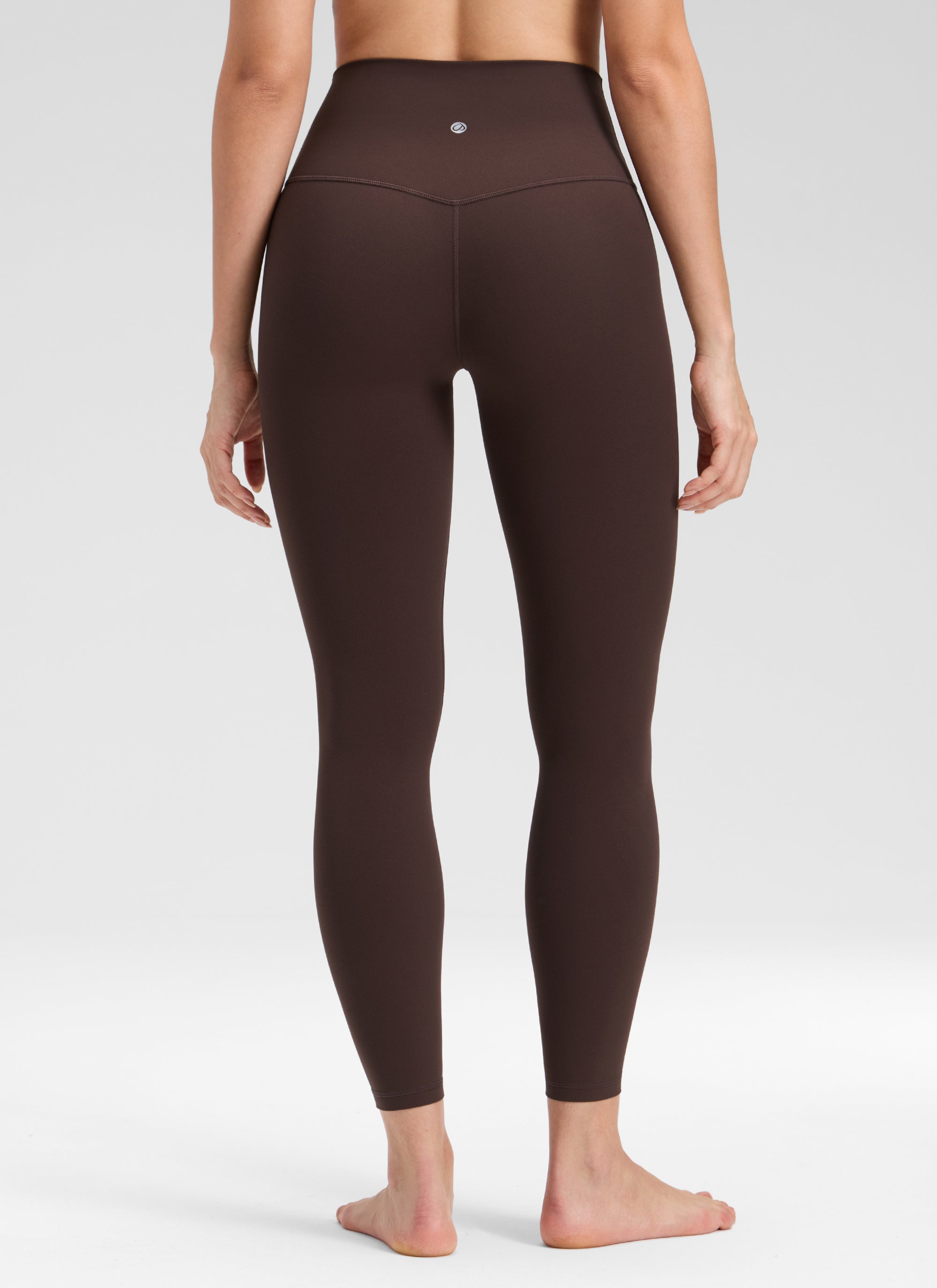 CRZ YOGA Women's Butterluxe Yoga High Rise No Front Seam Legging 25'' Black