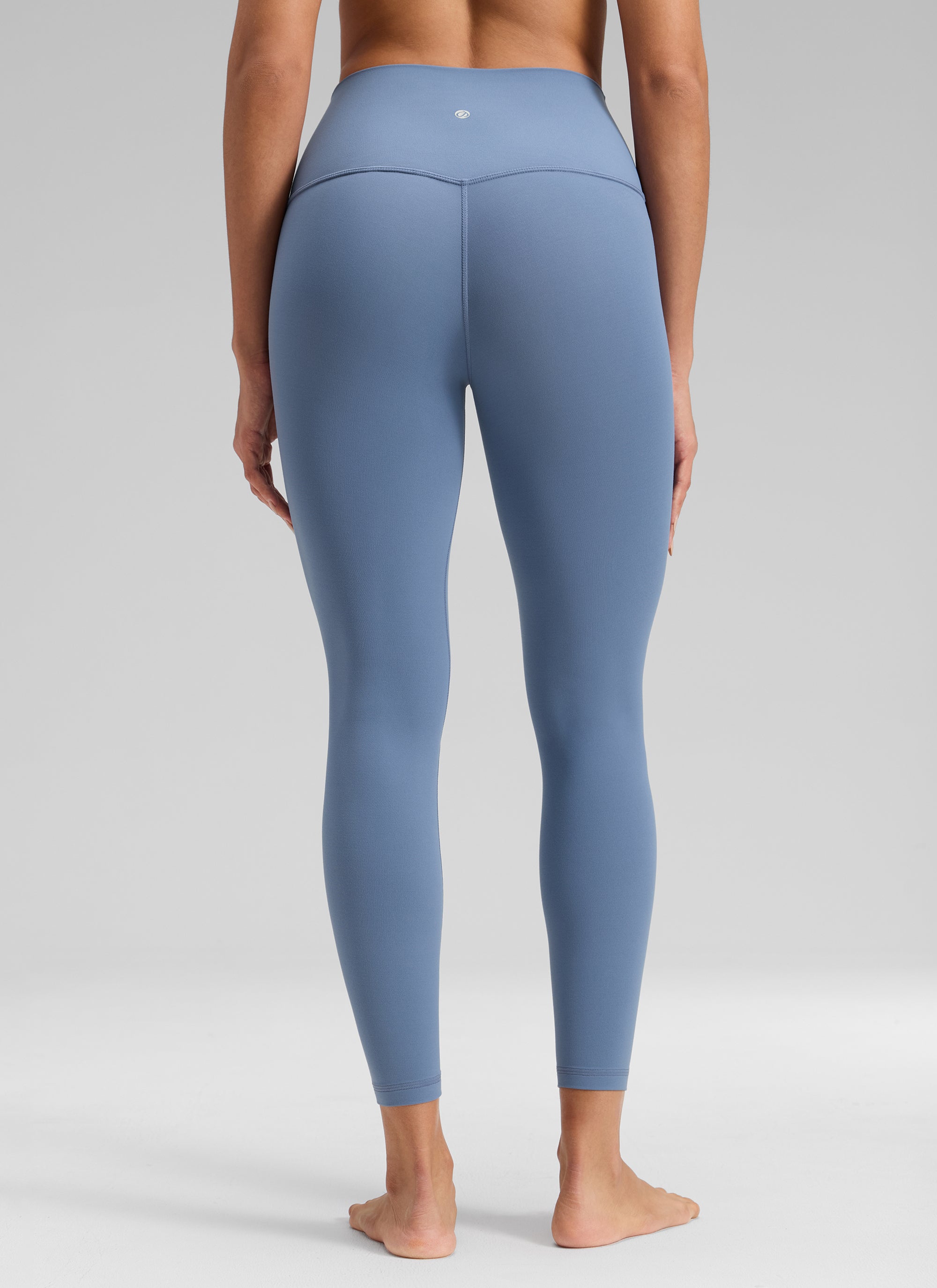 CRZ YOGA Women's Butterluxe Yoga High Rise No Front Seam Legging 25'' True Navy
