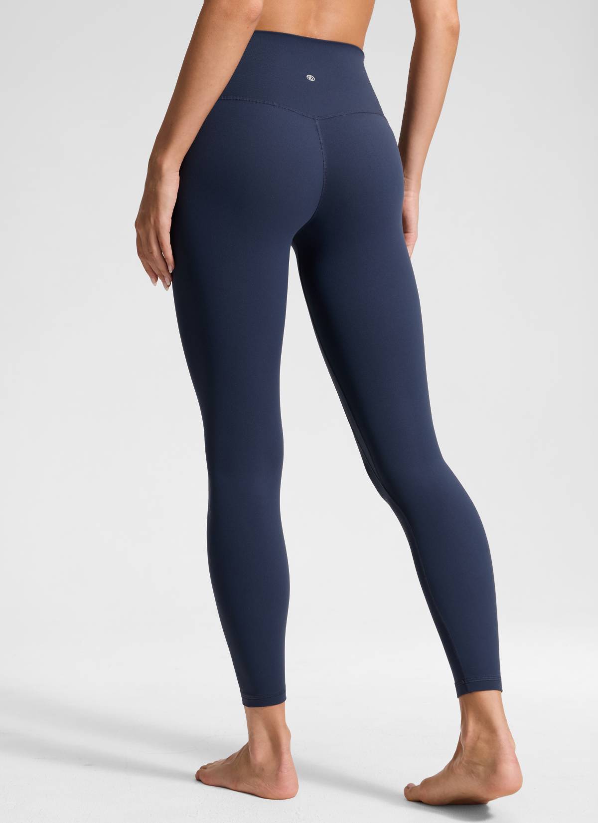 CRZ YOGA Women's Butterluxe Yoga High Rise No Front Seam Legging 25'' Club Blue
