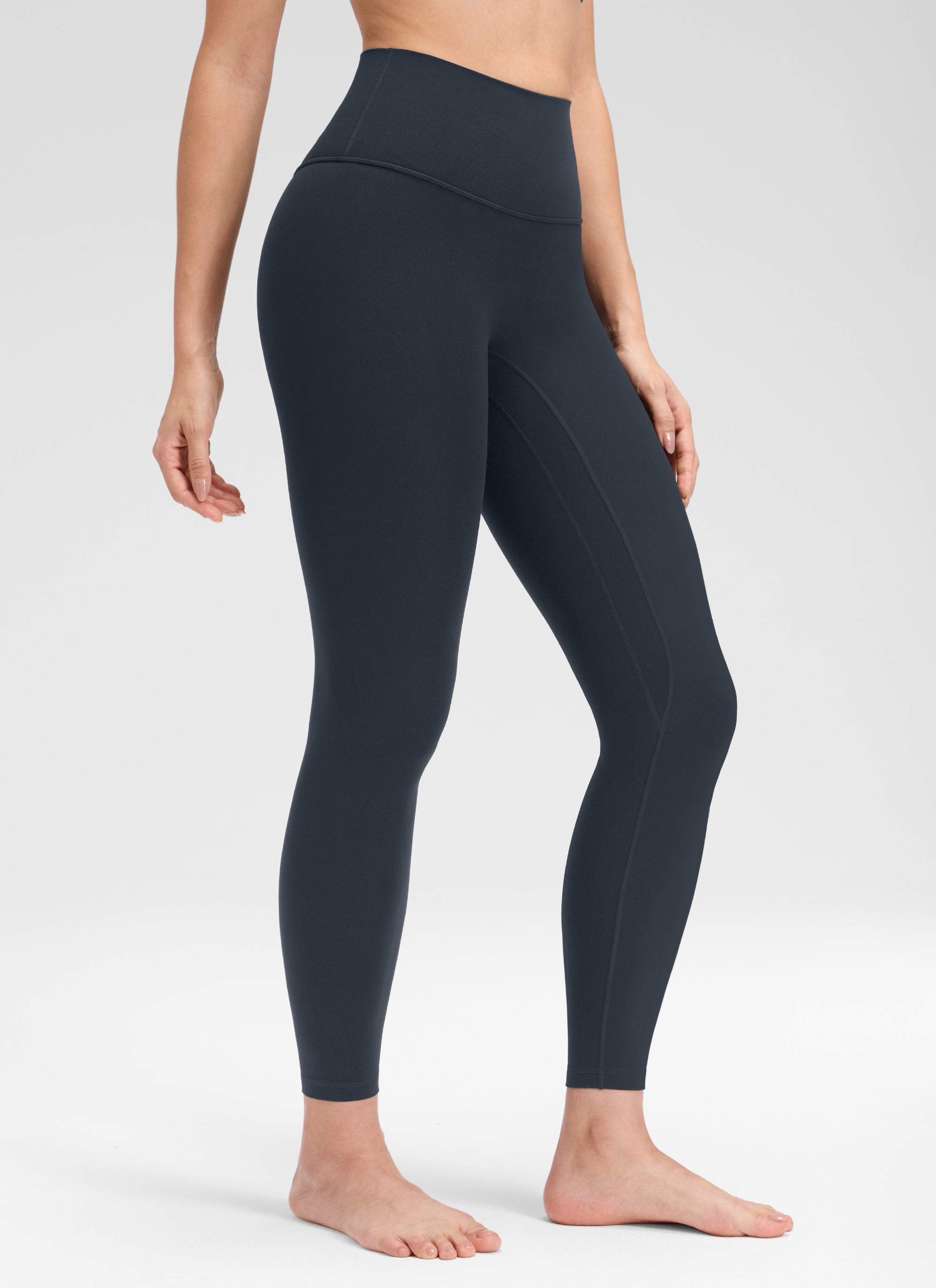CRZ YOGA Women's Butterluxe Yoga High Rise No Front Seam Legging 25'' Aurora Red