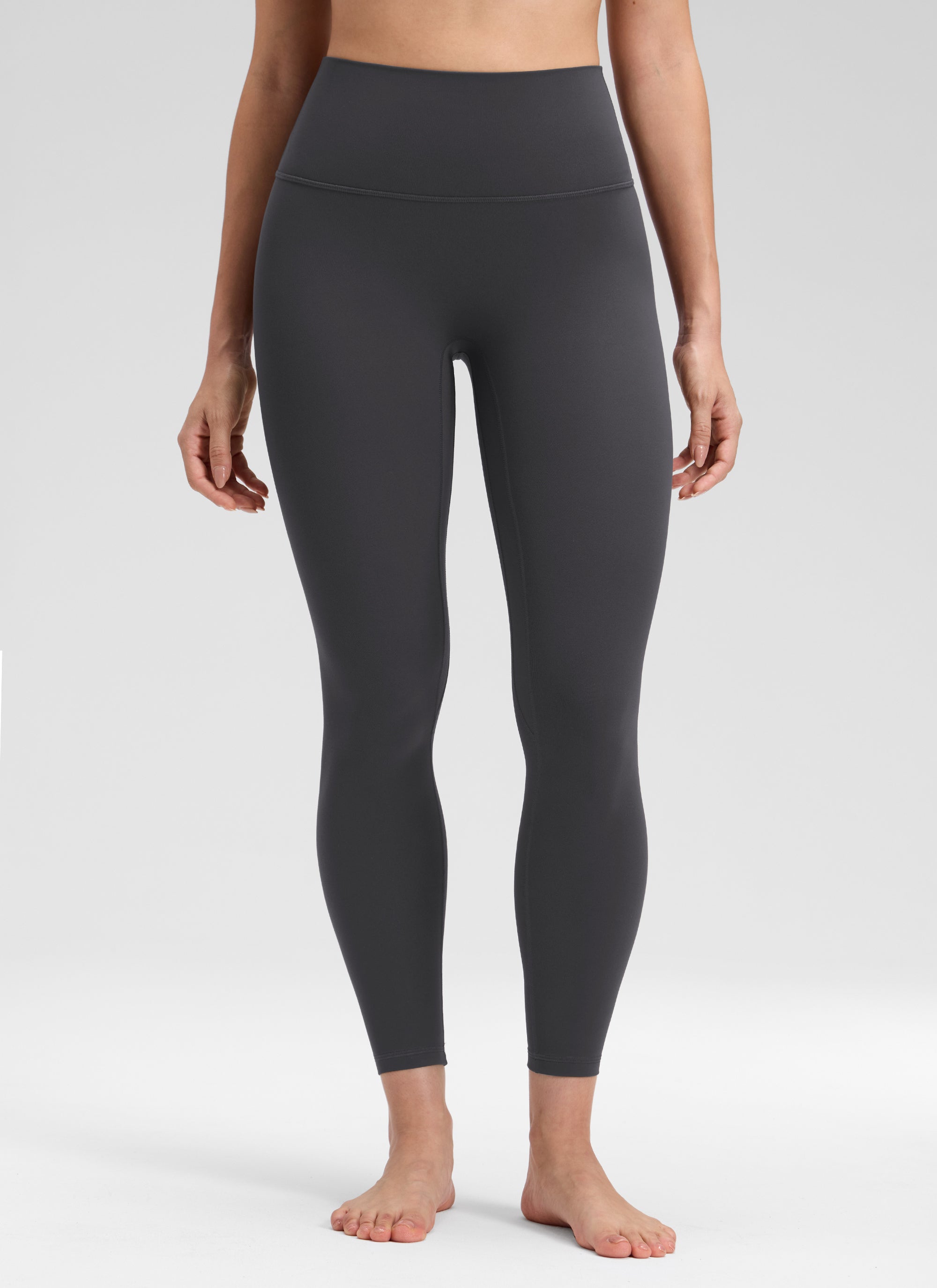 CRZ YOGA Women's Butterluxe Yoga High Rise No Front Seam Legging 25'' Cascadia Green
